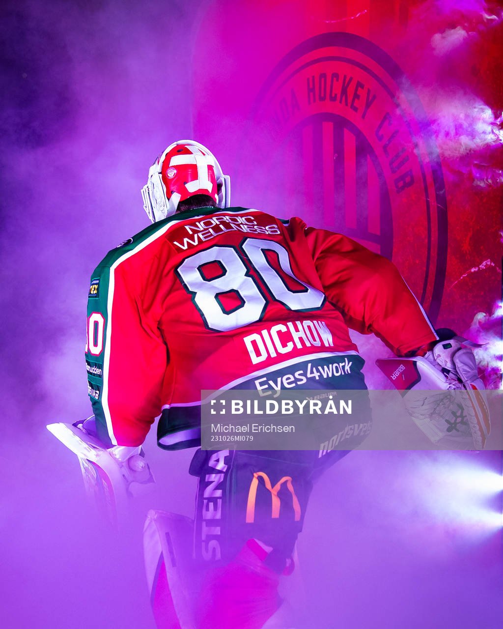 Frölundas målvakt Frederik Dichow