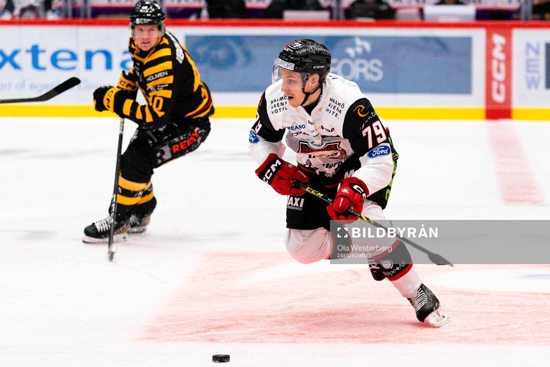 Malmö Redhawks Jakub Galvas och Skellefteås Anton