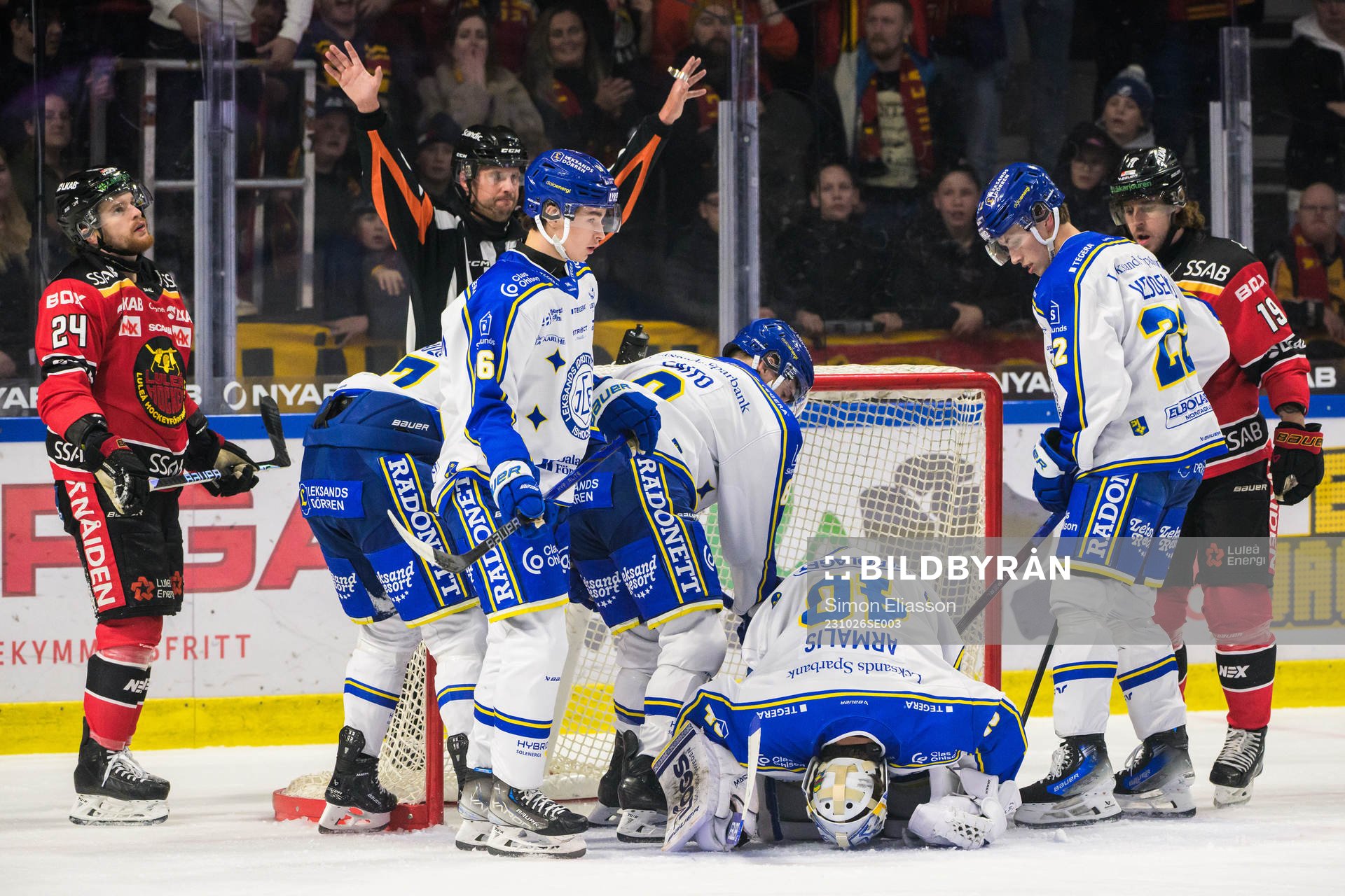 Luleås Brendan Shinnimin och Leksands Mantas Armalis