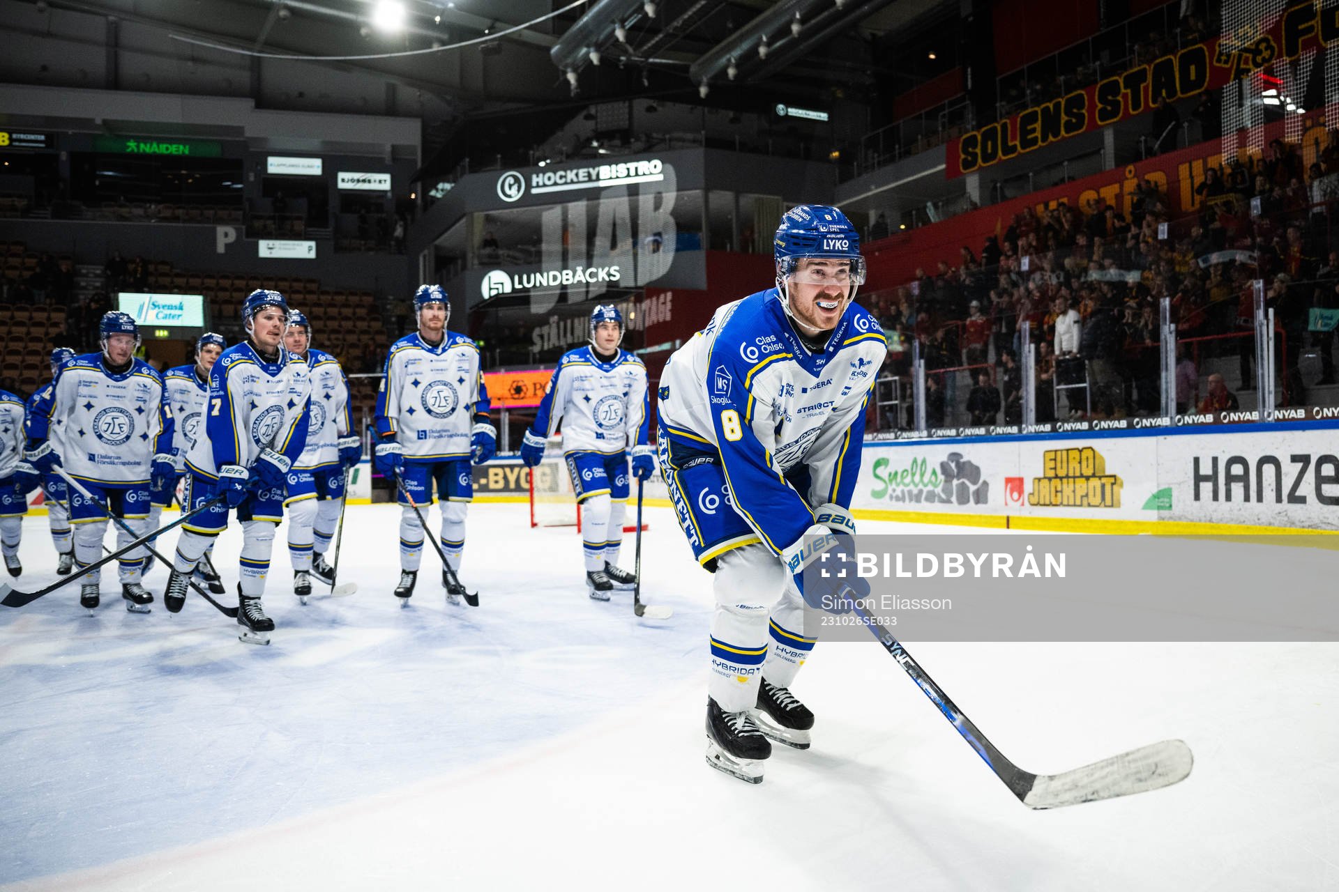 Leksands Matt Caito jublar