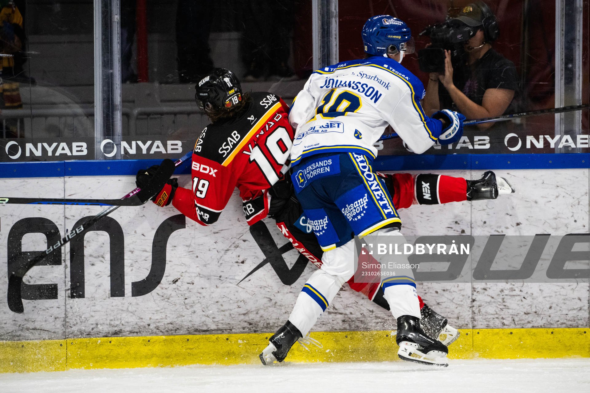 Luleås Mario Kempe och Leksands Anton Johansson