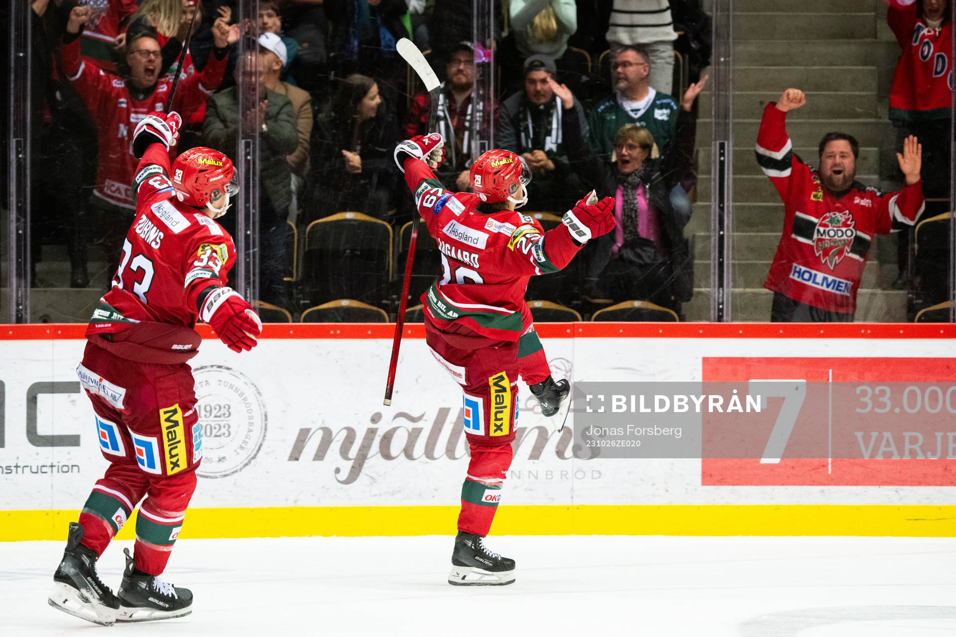 MoDos Mikkel Aagaard jublar
