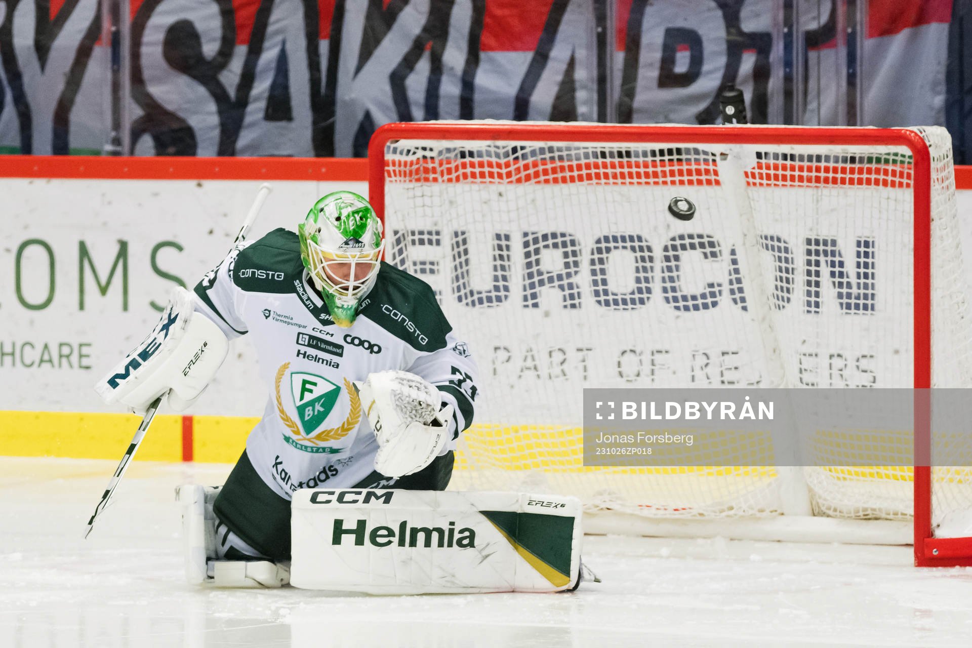 Färjestads målvakt Maxime Lagacé