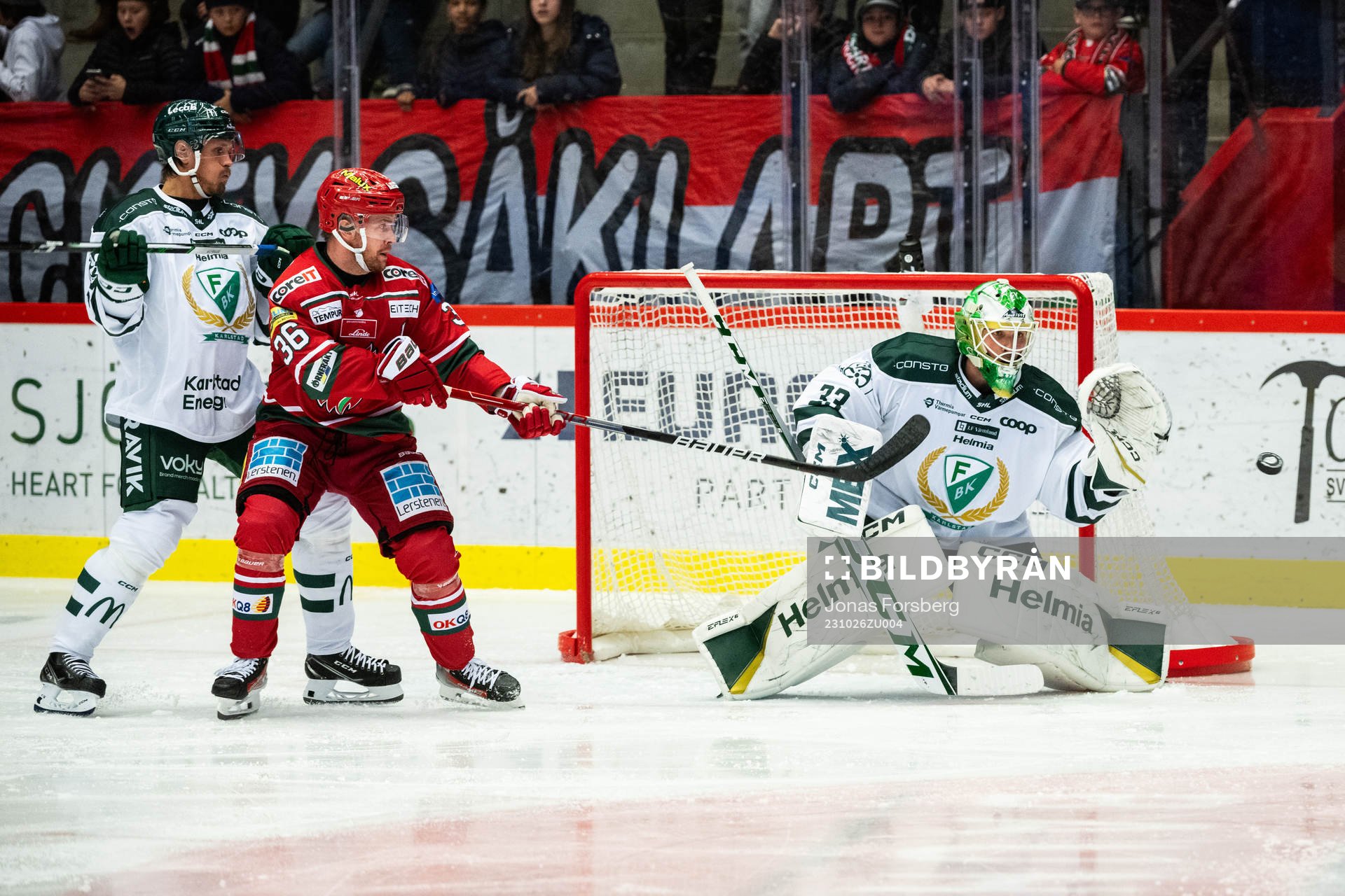 Färjestads målvakt Maxime Lagacé