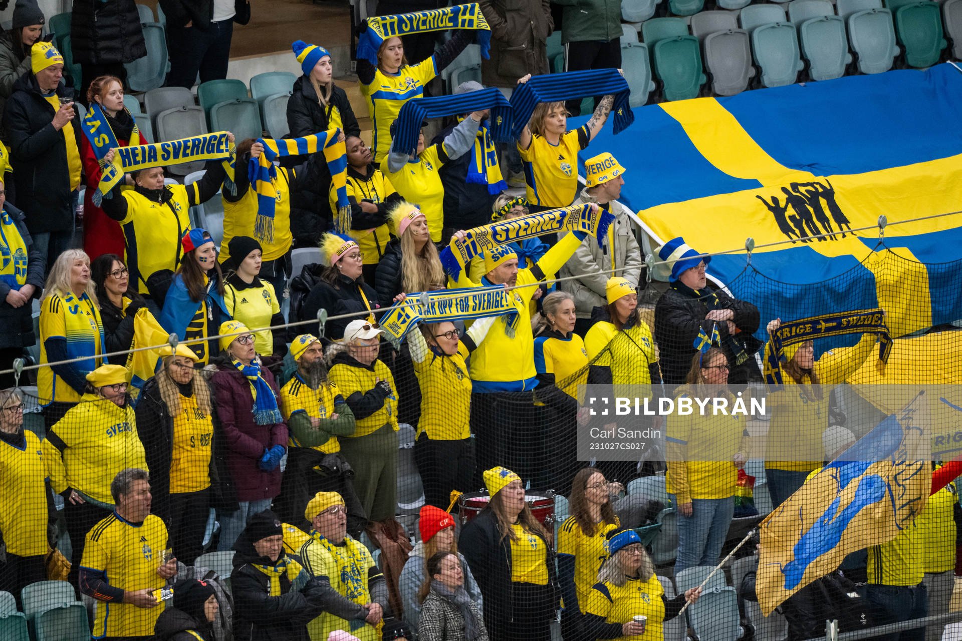 Supporters of Sweden