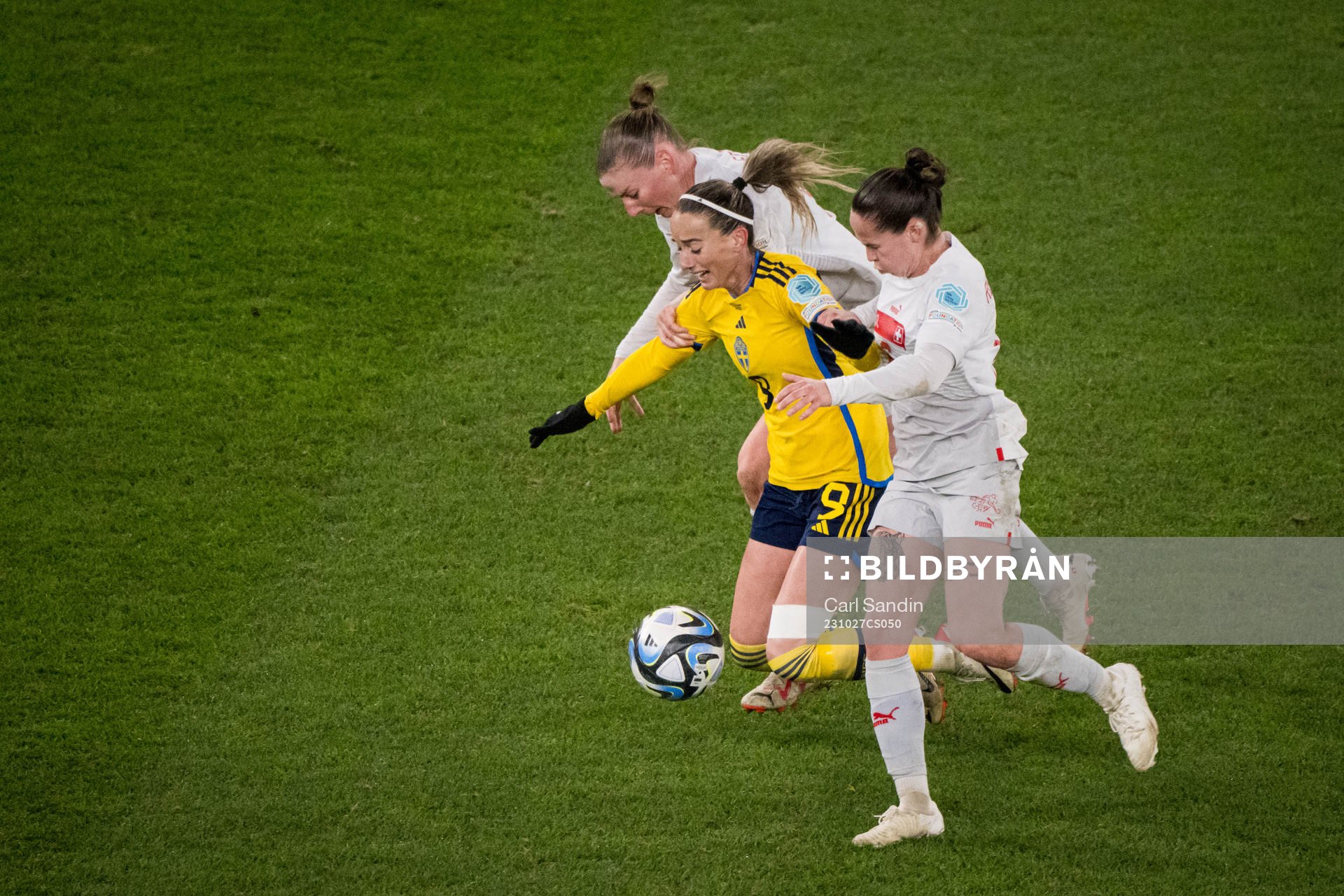 Julia Stierli and Nadine Riesen of Switzerland and