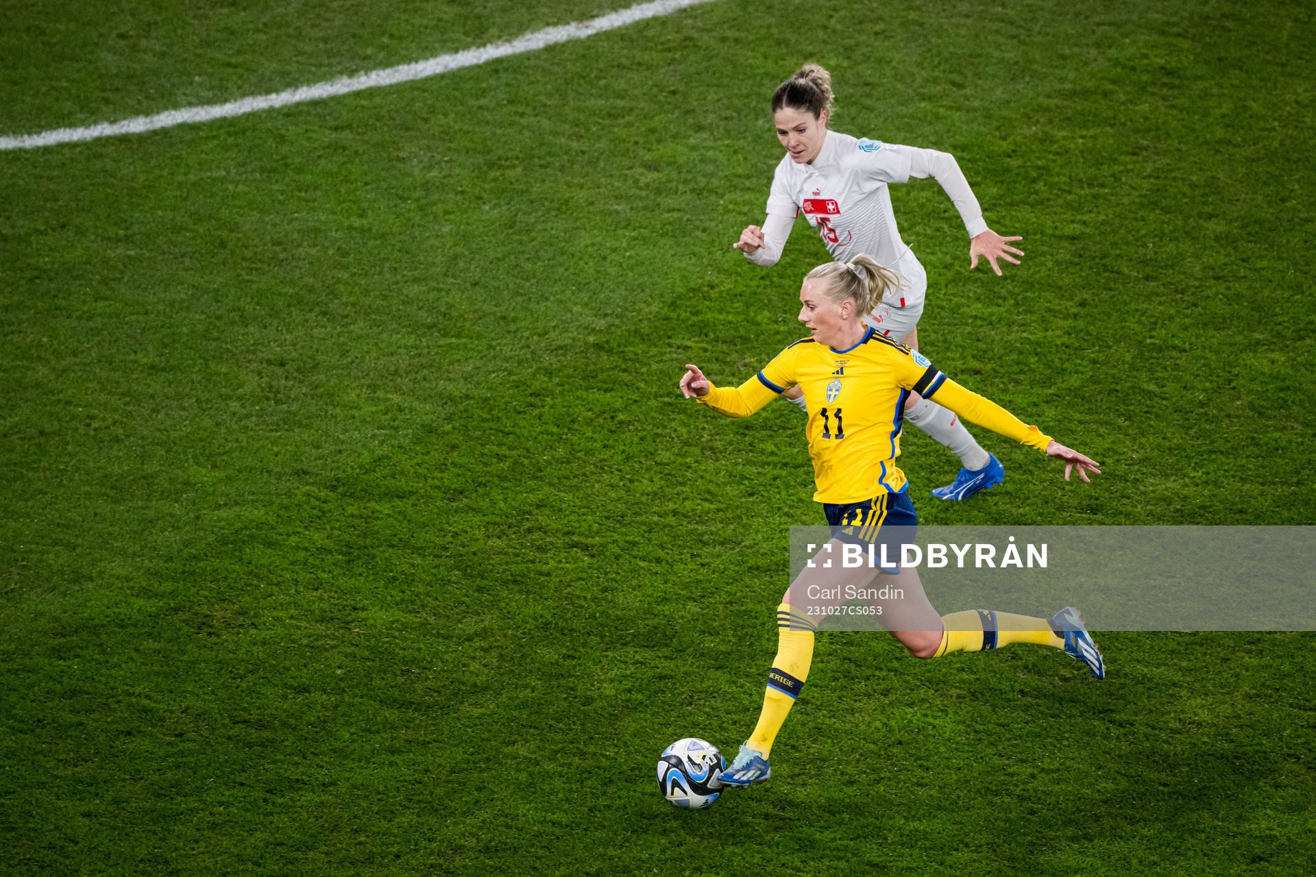 Stina Blackstenius of Sweden