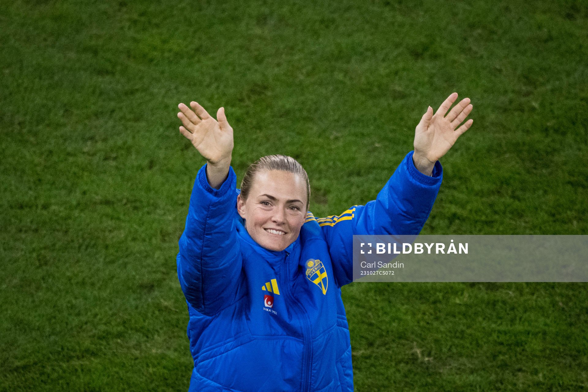 Magdalena Eriksson of Sweden celebrates