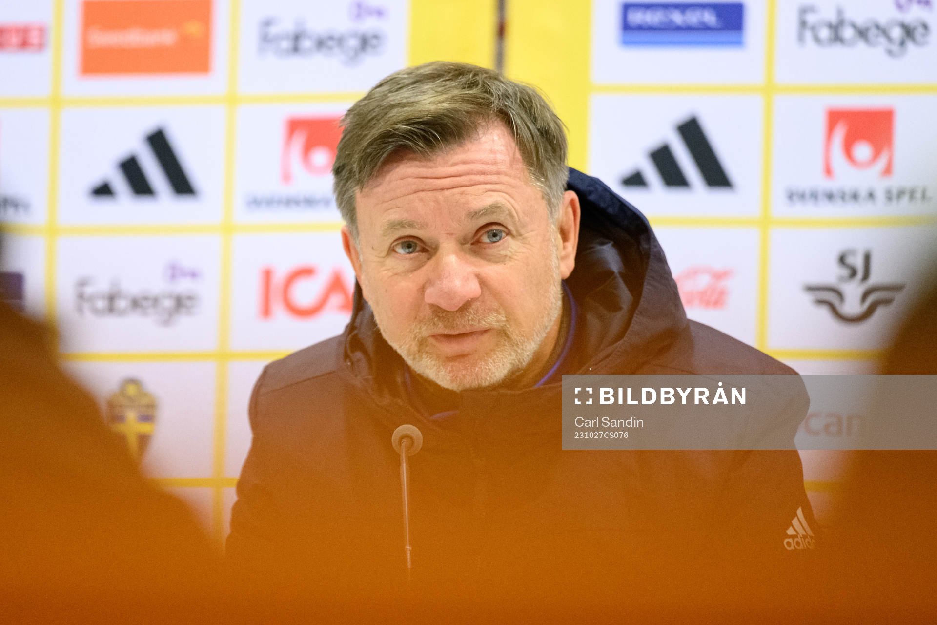 Head coach Peter Gerhardsson of Sweden