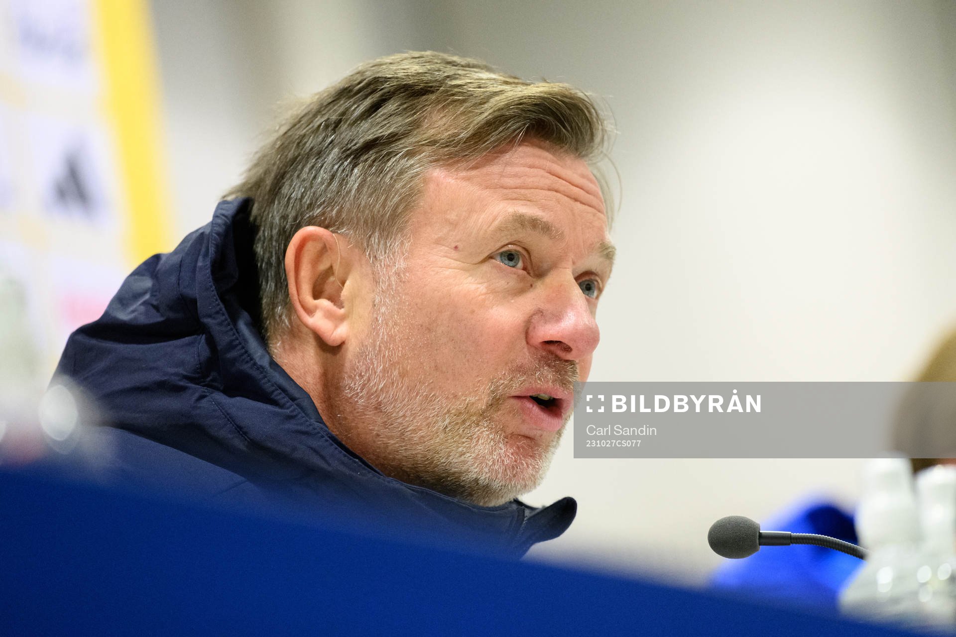 Head coach Peter Gerhardsson of Sweden