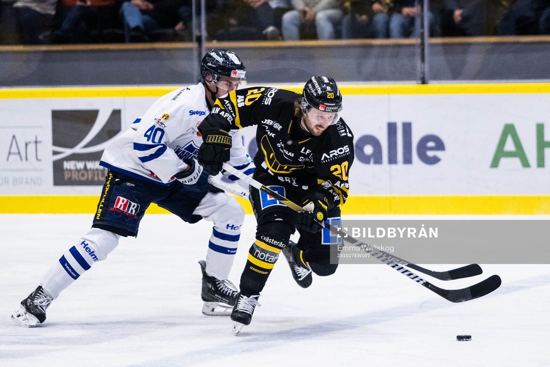 Karlskogas Kalle Jellvert och Västerås Erik Flood