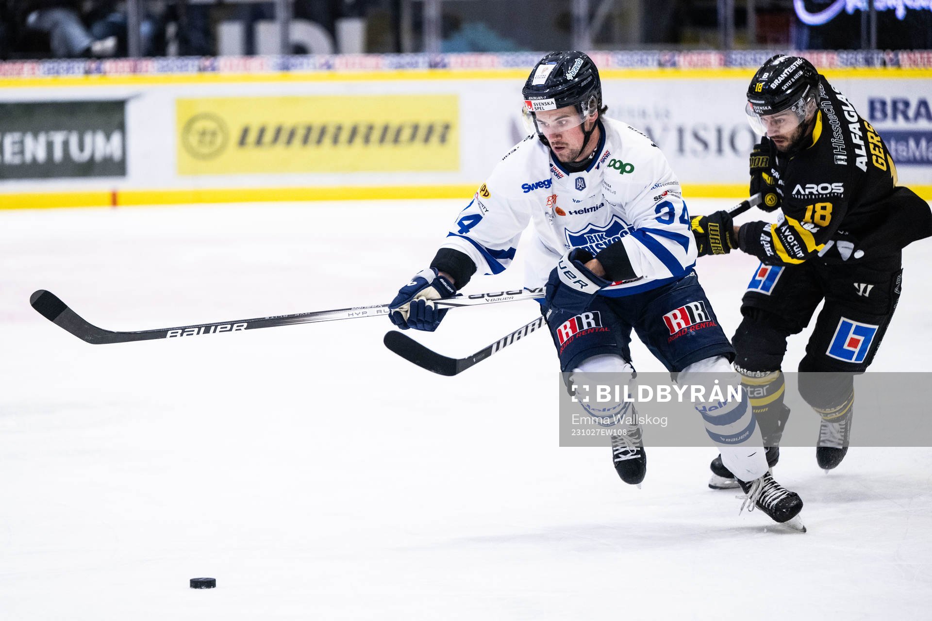 Karlskogas Theodor Pistek och Västerås Shane Gersich