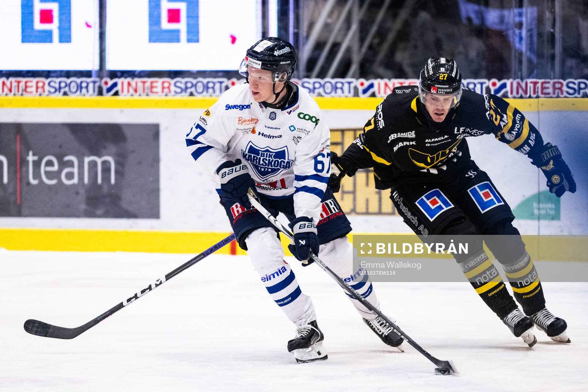 Karlskogas Jesper Norbäck och Västerås Carl Jakobsson