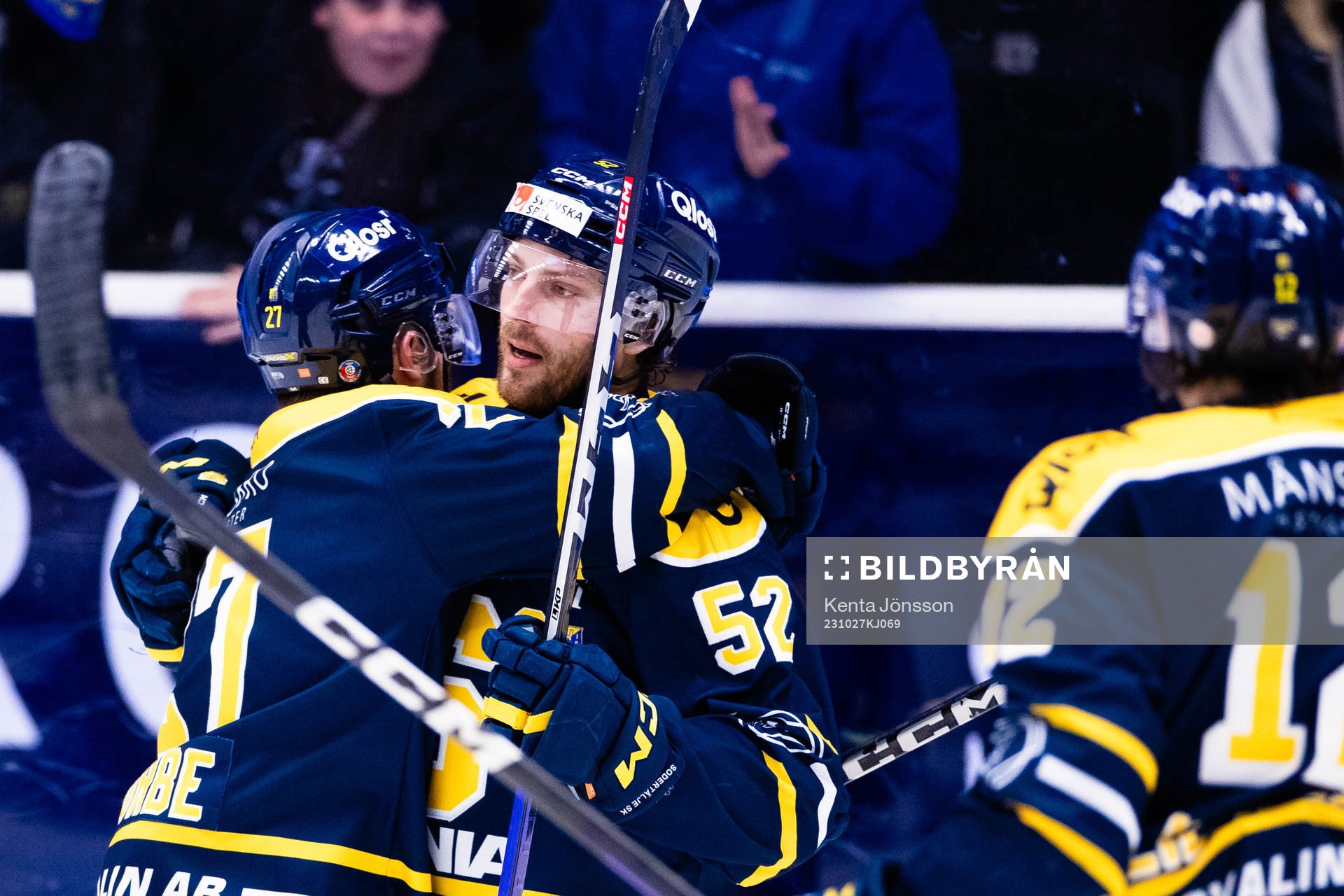 Södertäljes Christopher Liljewall jublar
