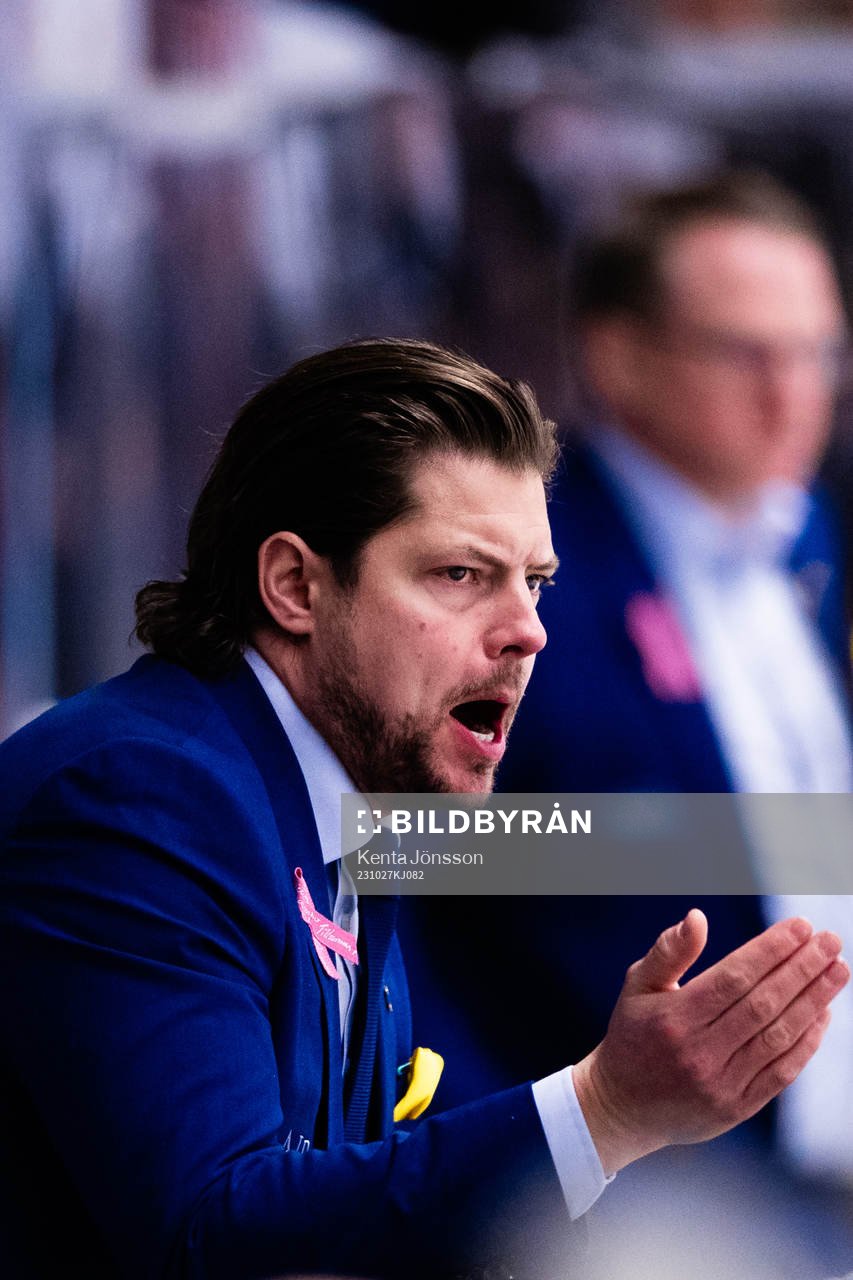 Södertäljes assisterande tränare Mattias Zackrisson