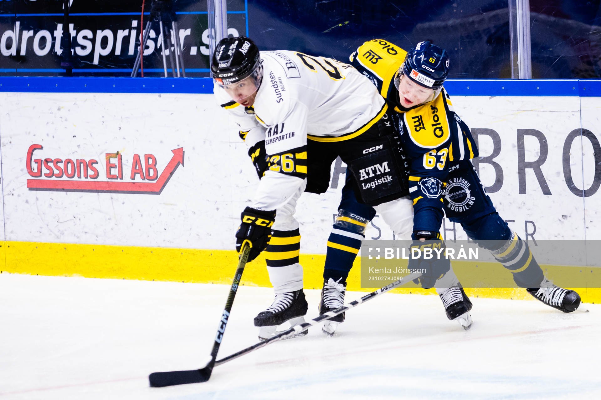 AIKs Oscar Nord och Södertäljes Julius Bergman
