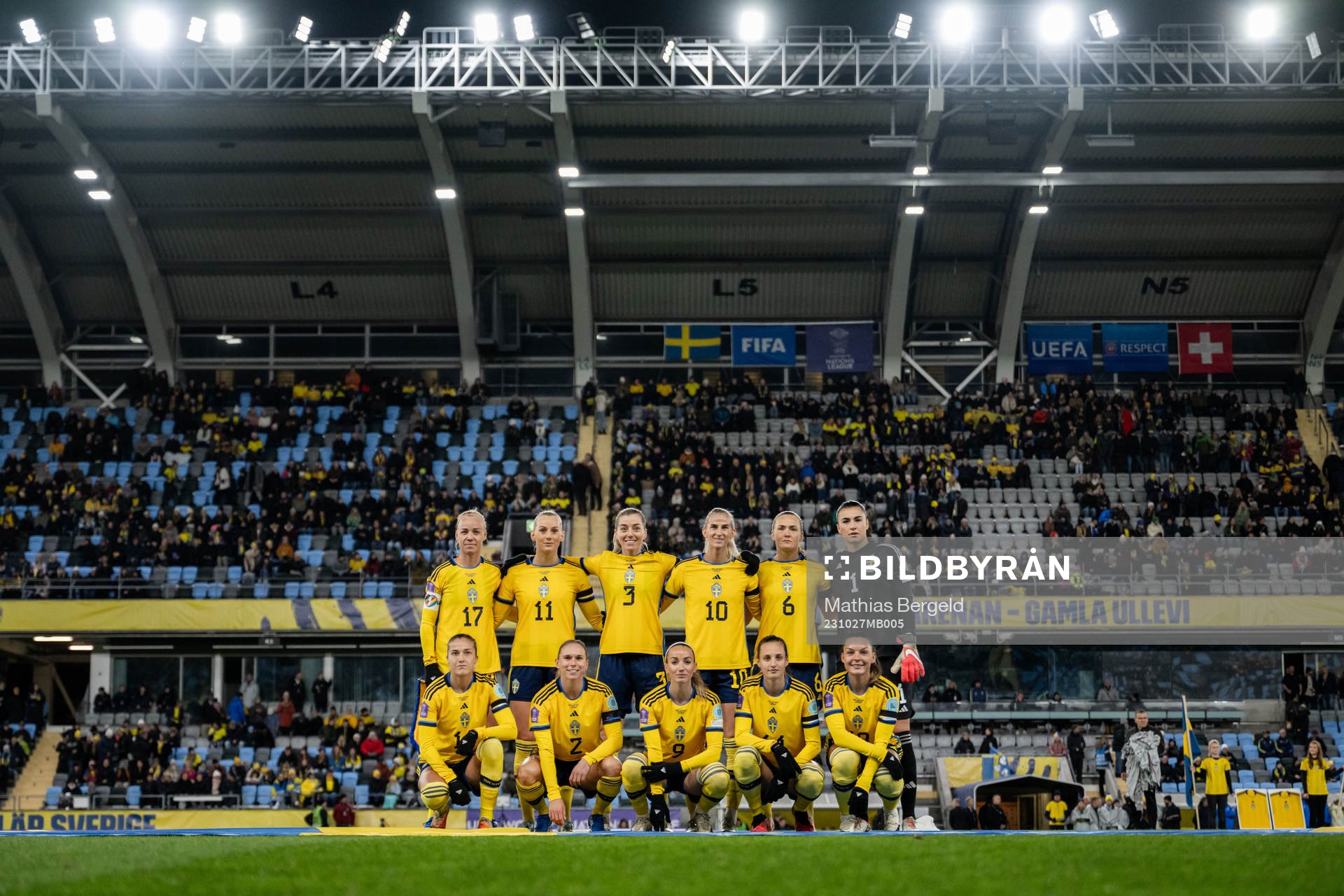 The players of of Sweden