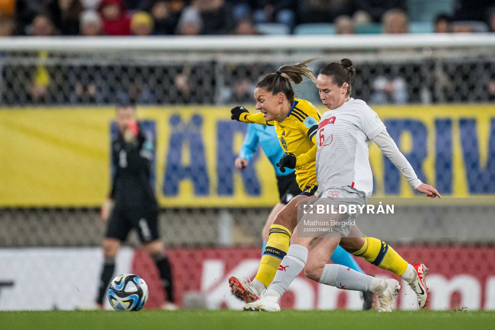 Johanna Rytting Kaneryd of Sweden and Géraldine Reuteler