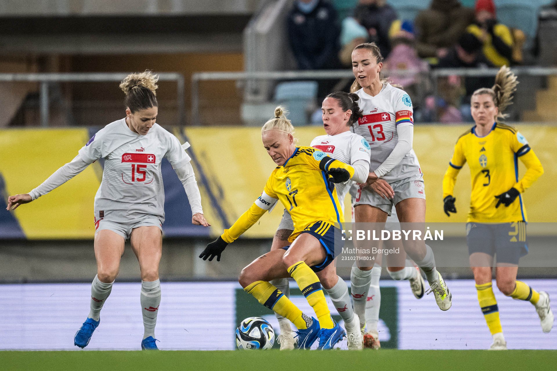 Luana Buhler, Géraldine Reuteler, and Lia Wälti of