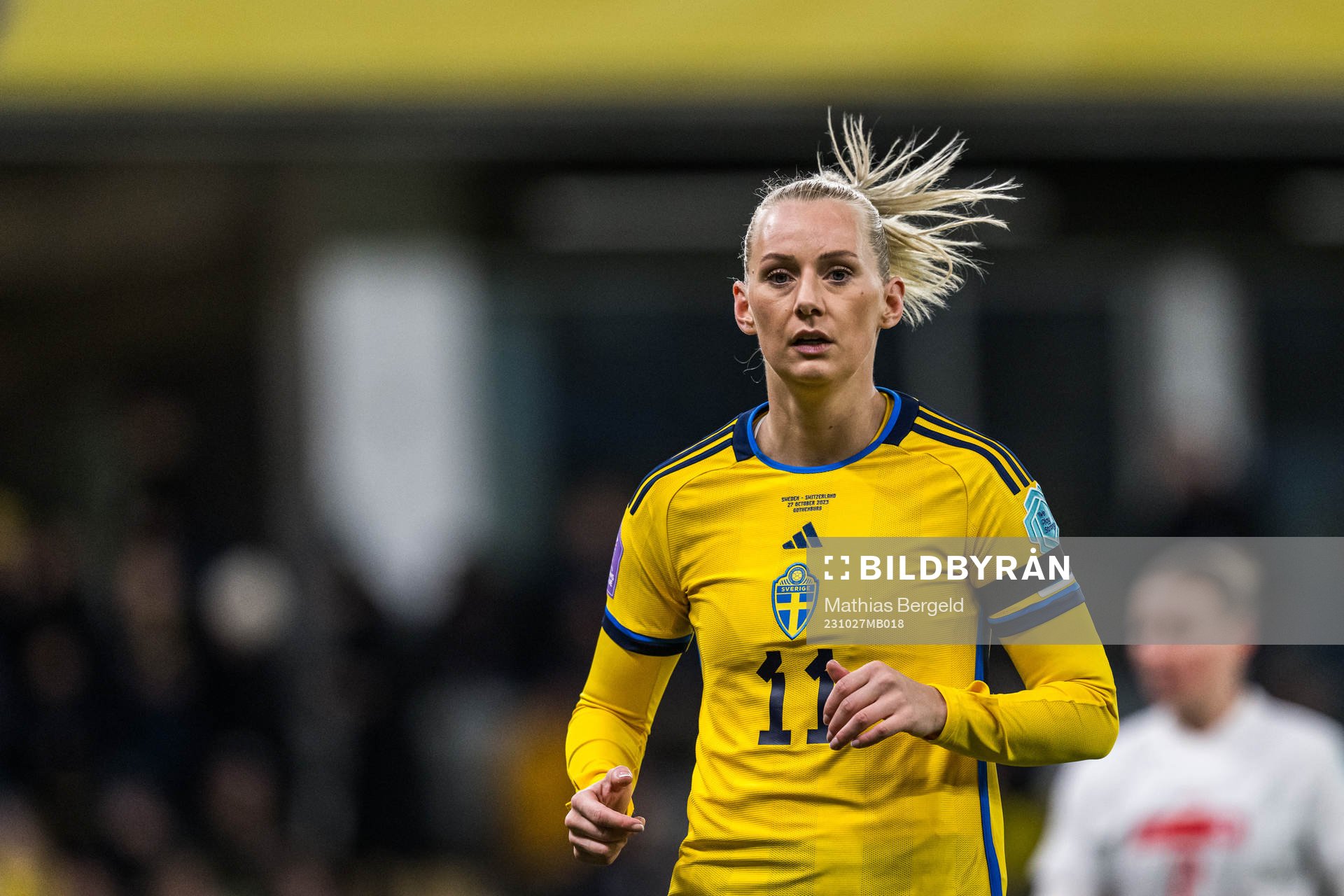Stina Blackstenius of Sweden