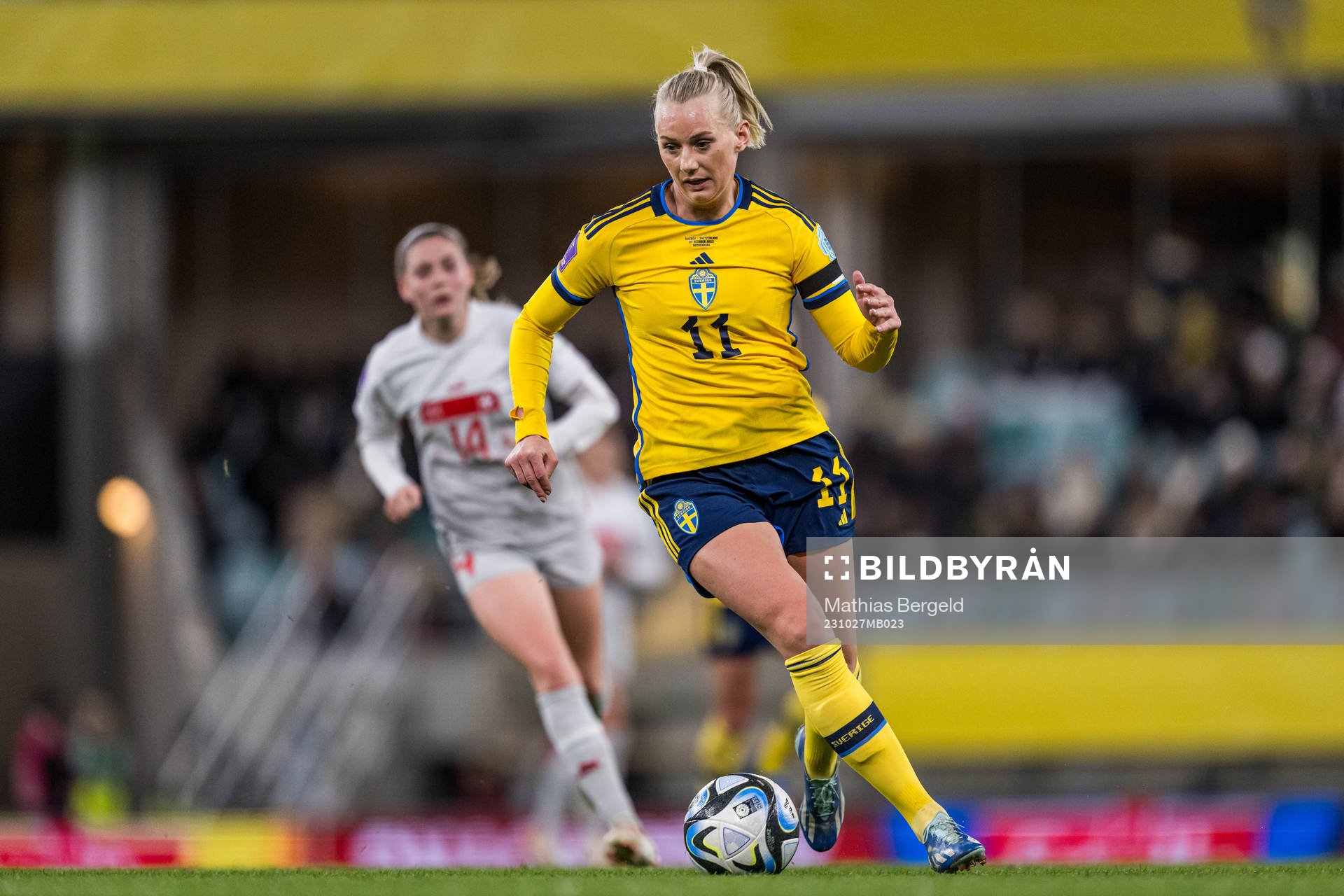 Stina Blackstenius of Sweden