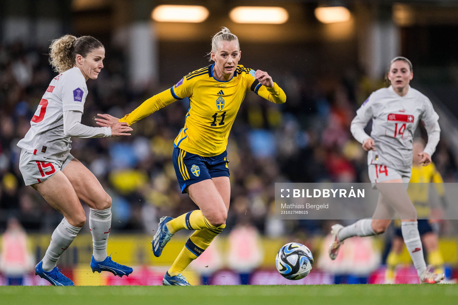 Stina Blackstenius of Sweden
