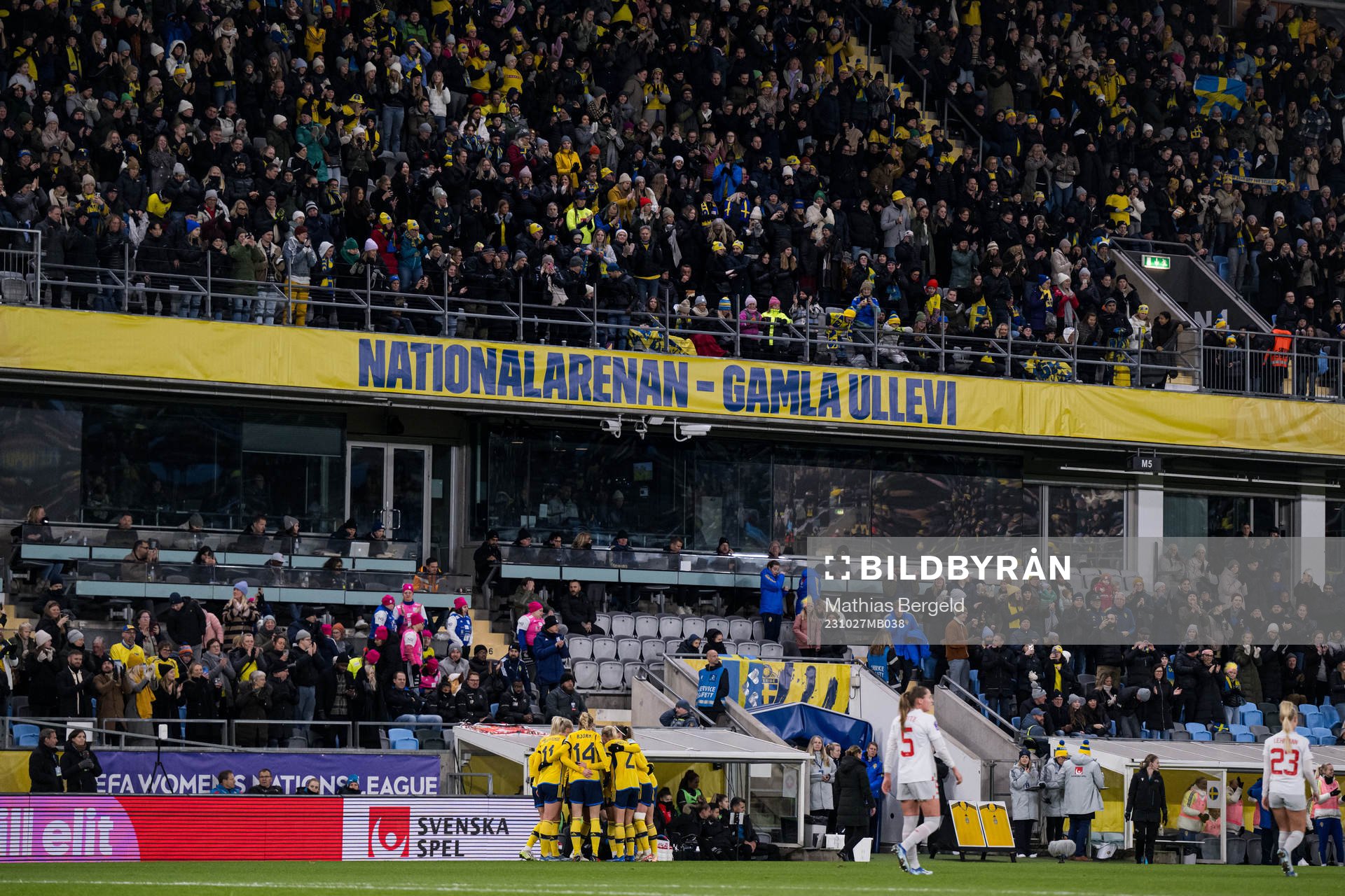 Magdalena Eriksson of Sweden celebrate the 1-0 goal with