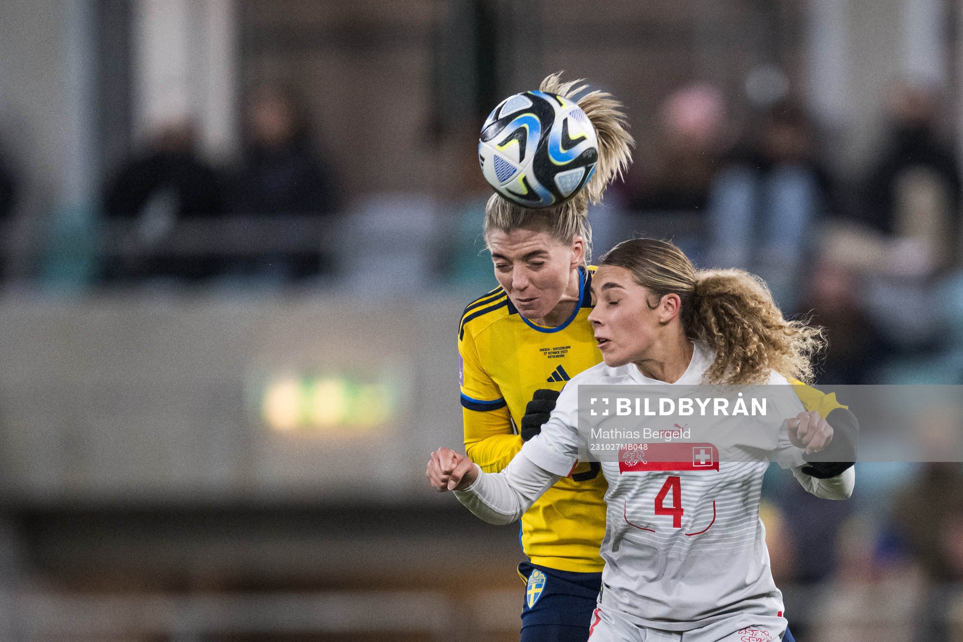 Linda Sembrant of Sweden and Alayah Pigrim of Switzerland