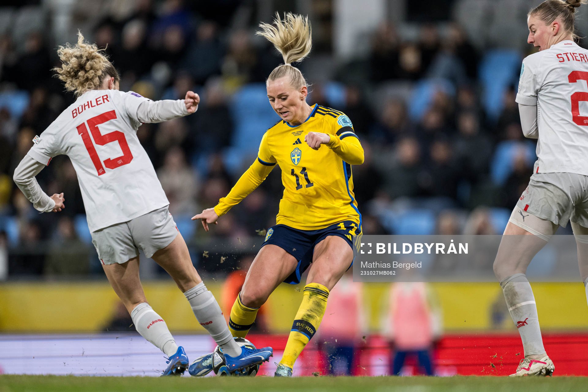 Stina Blackstenius of Sweden