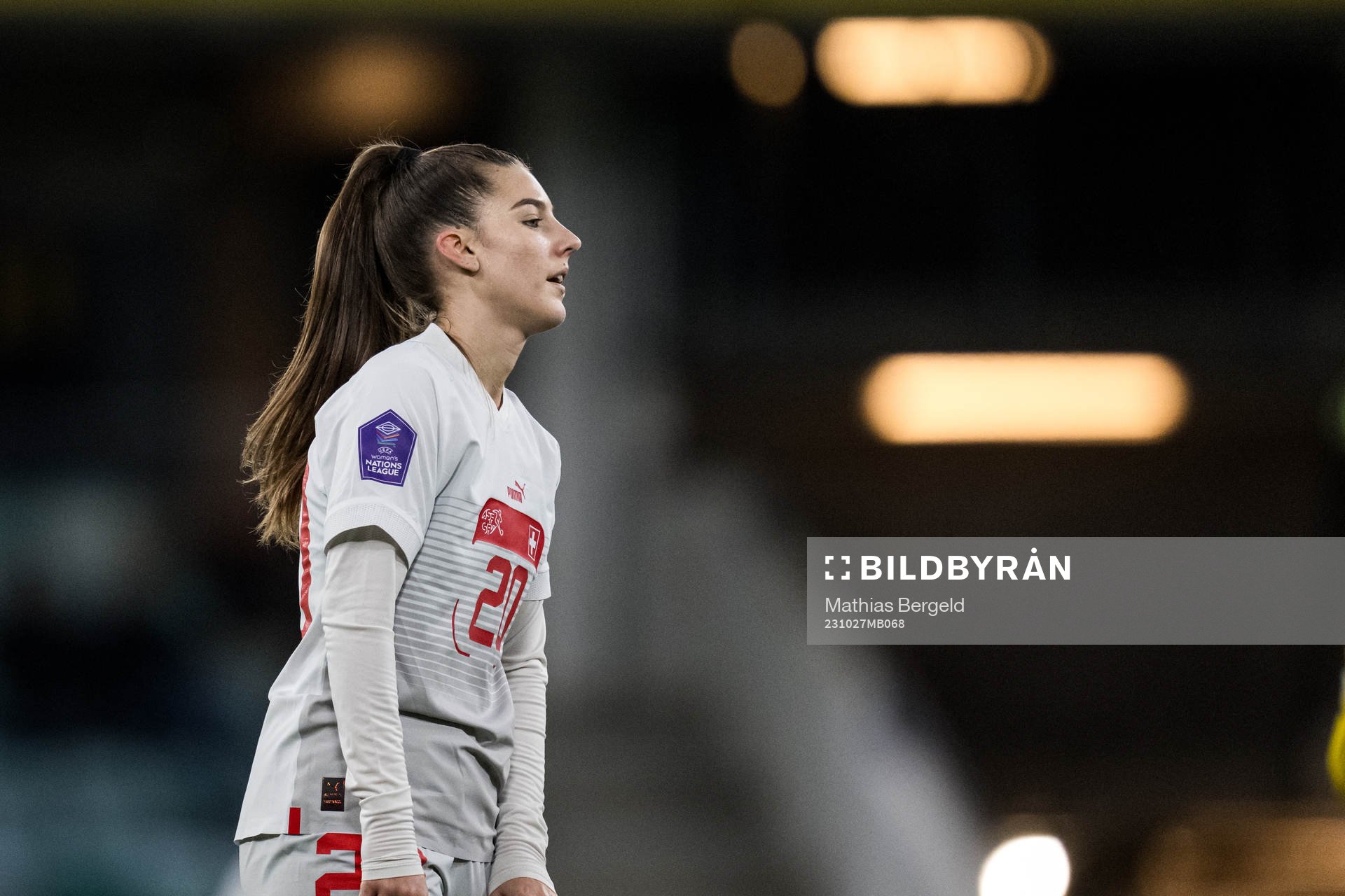 Seraina Piubel of Switzerland looks dejected