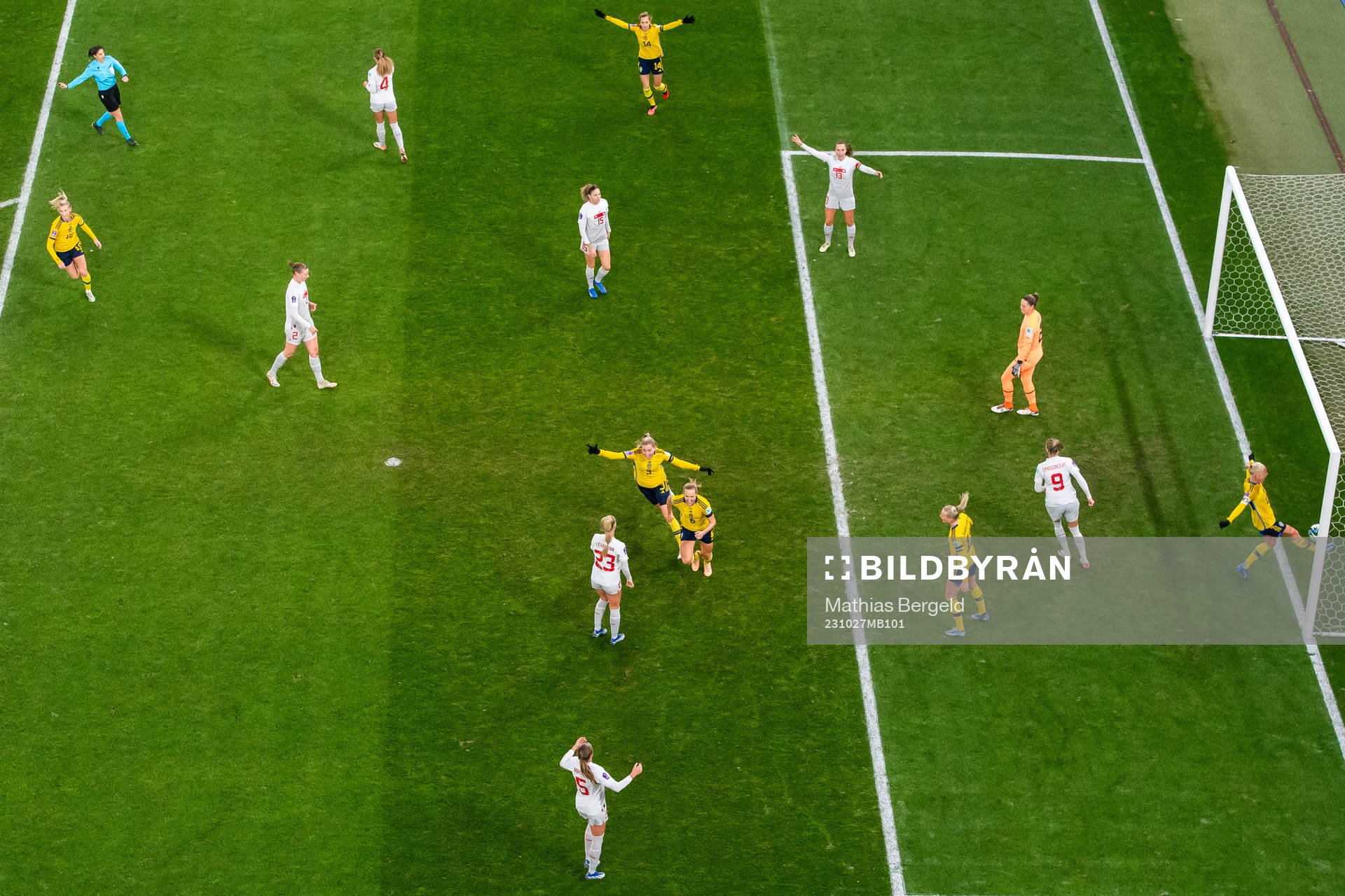 Magdalena Eriksson of Sweden celebrates