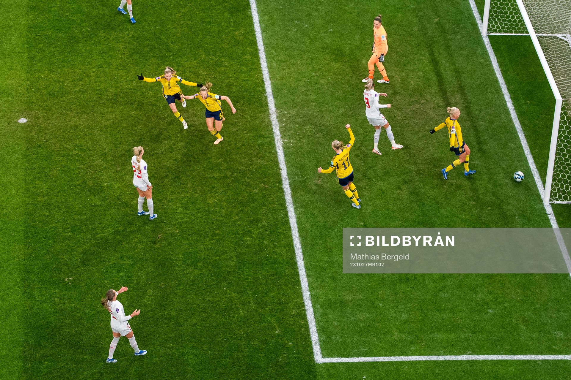Magdalena Eriksson of Sweden celebrates