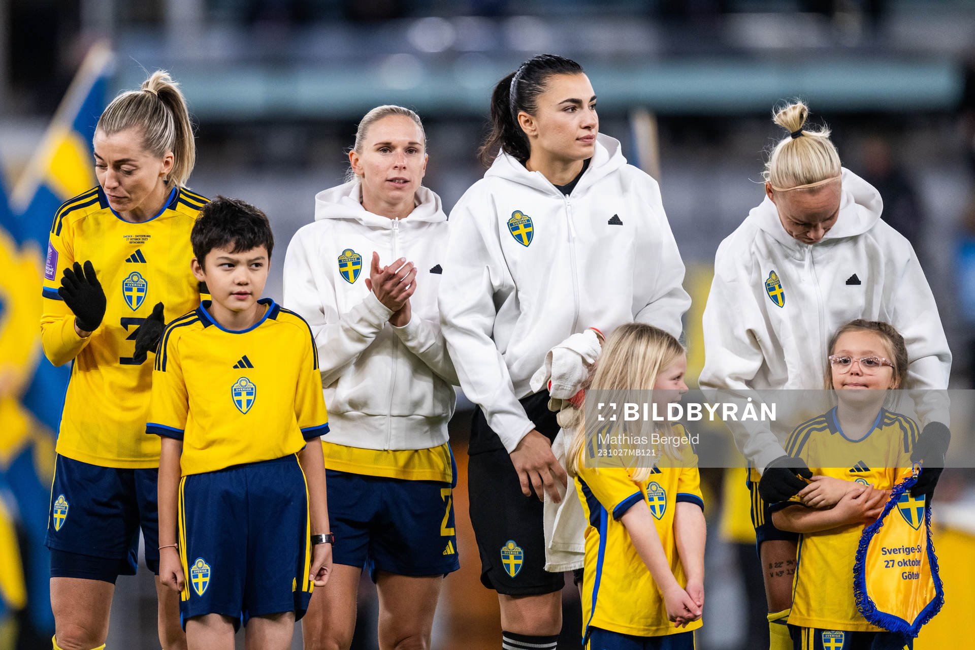 Linda Sembrant, Jonna Andersson, goalkeeper Zecira Musovic