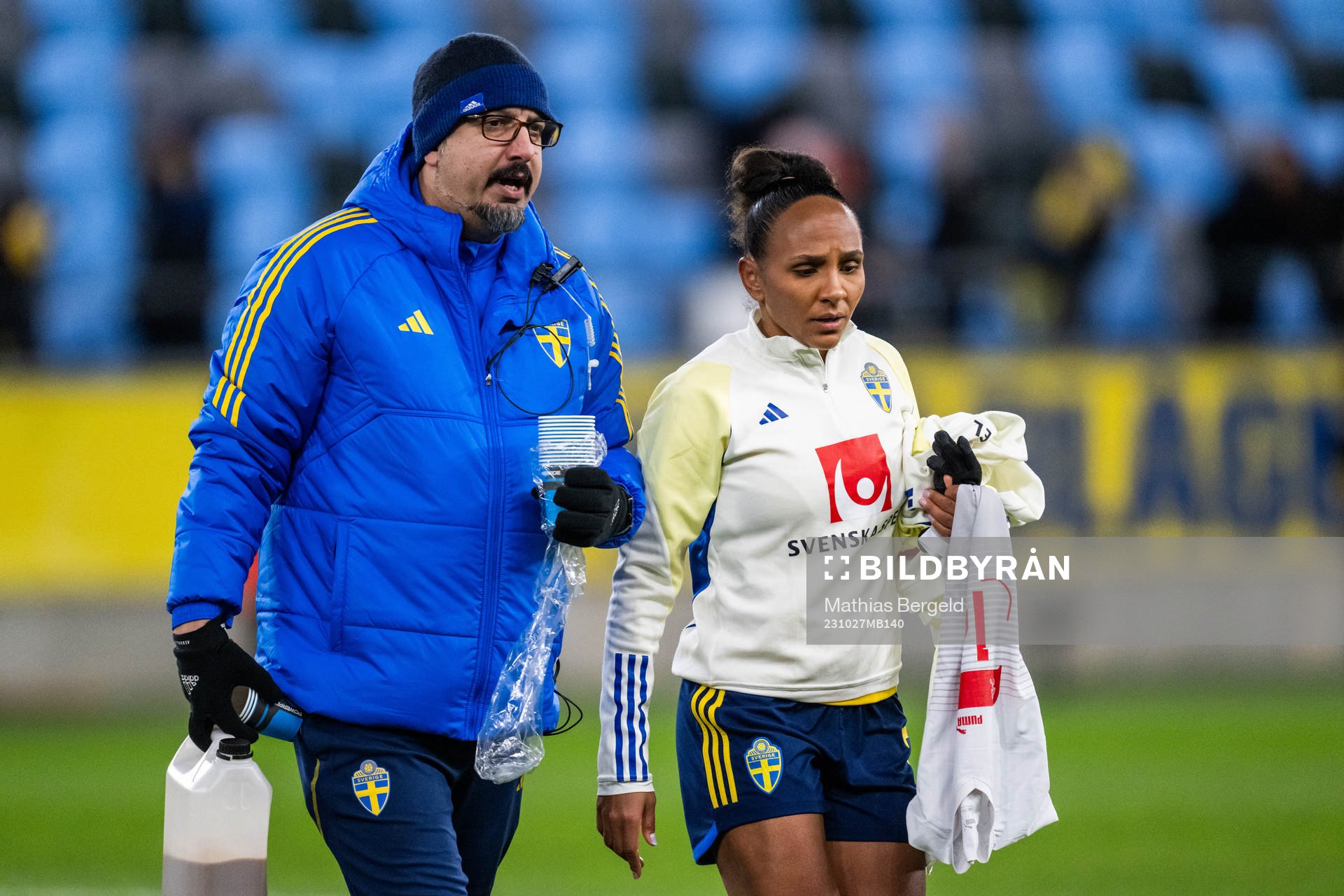Medical doctor Houman Ebrahimi and Madelen Janogy of Sweden