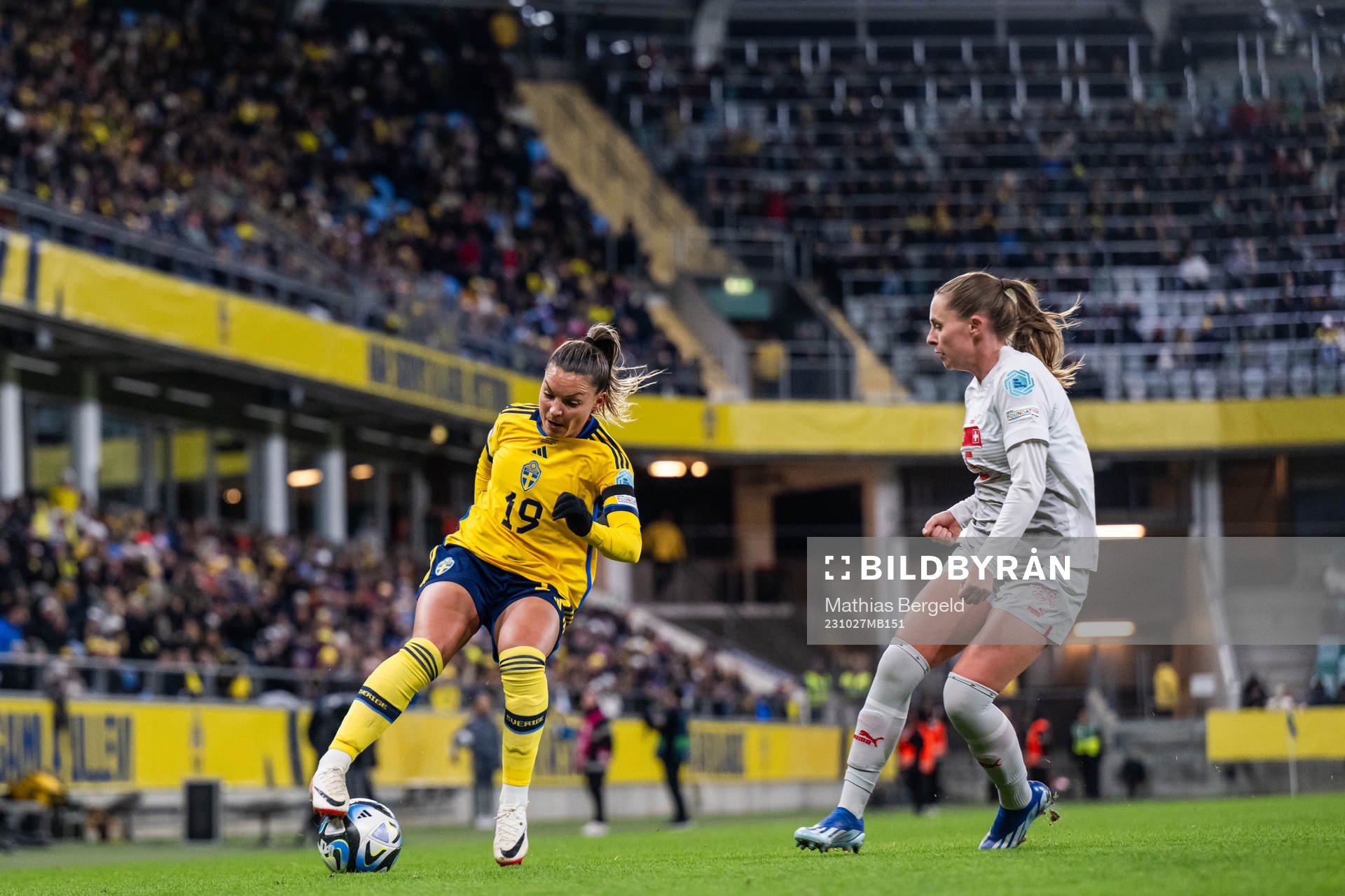 Johanna Rytting Kaneryd of Sweden and Noelle Maritz of