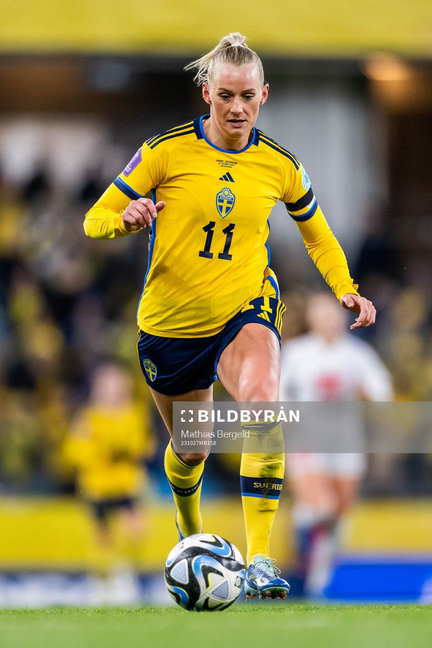 Stina Blackstenius of Sweden