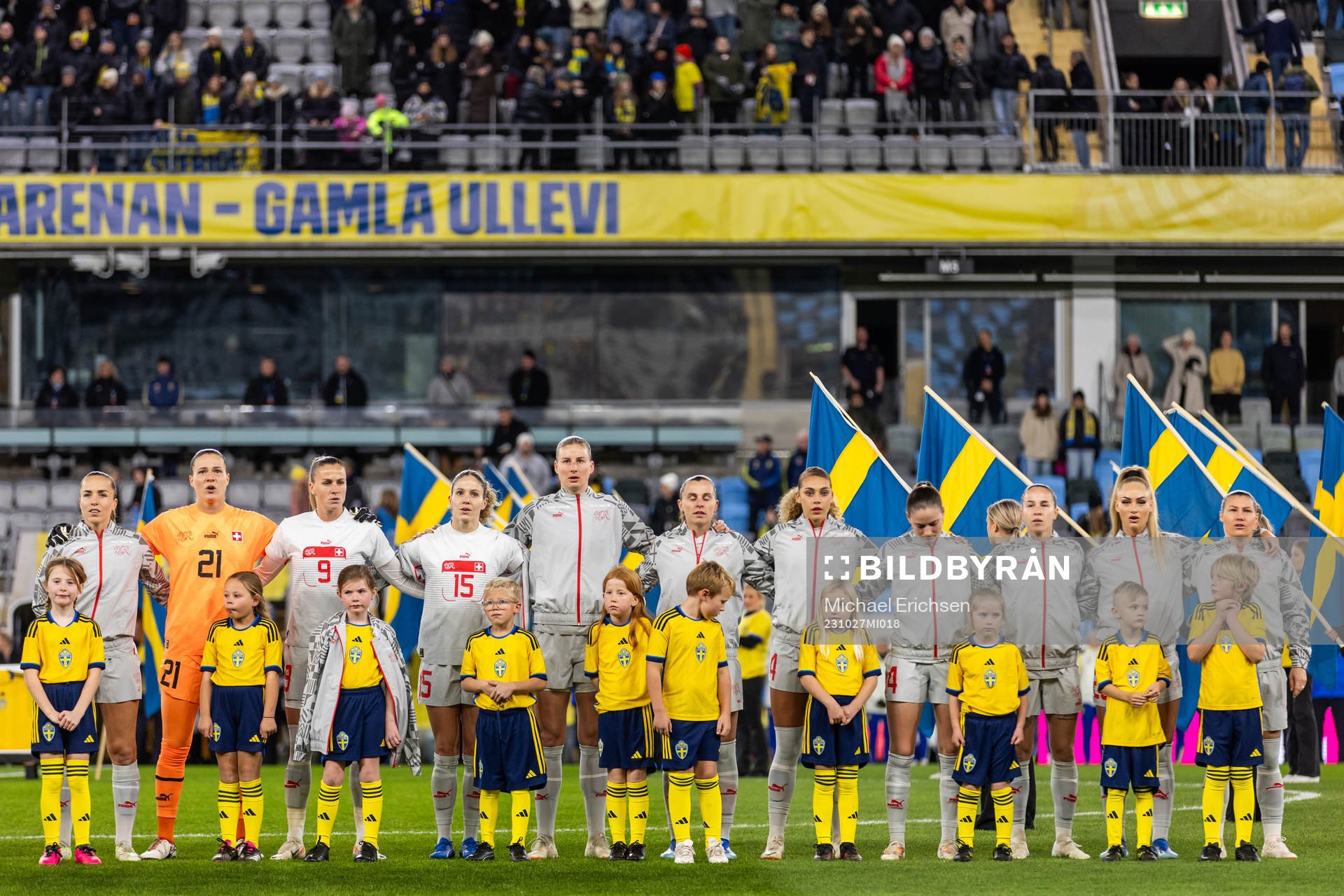 Players of Switzerland at line up