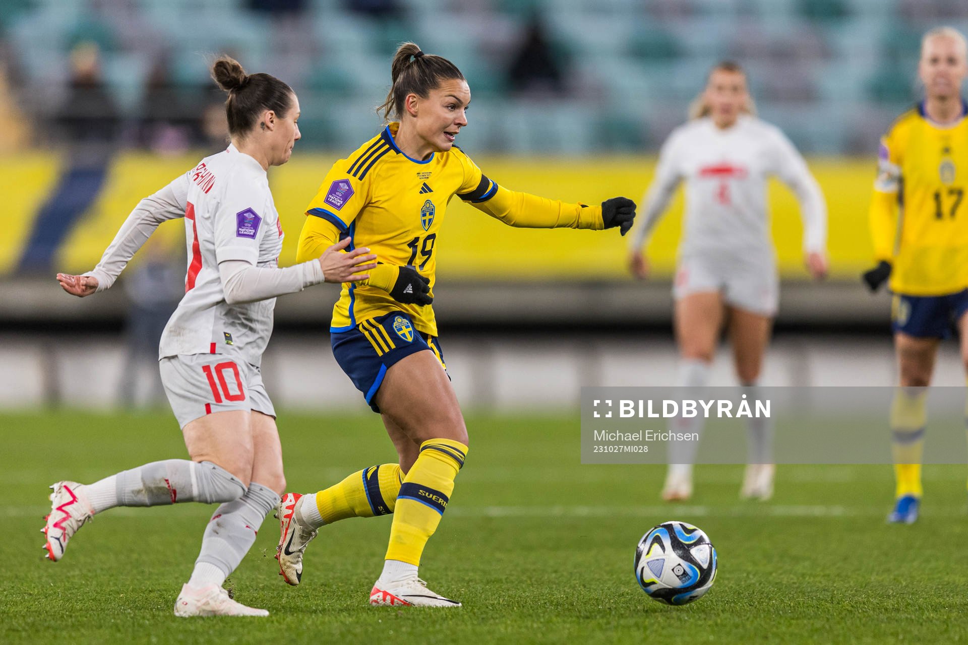 Ramona Bachmann of Switzerland and Johanna Rytting Kaneryd