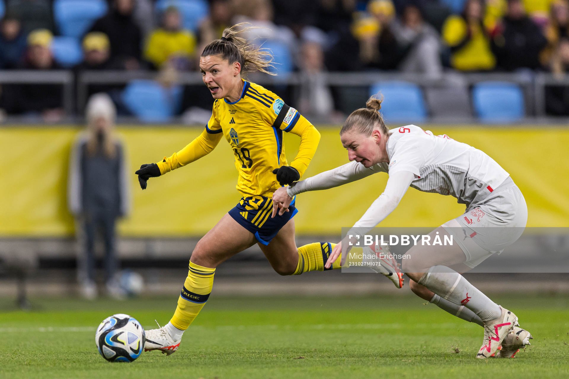 Johanna Rytting Kaneryd of Switzerland and Julia Stierli of