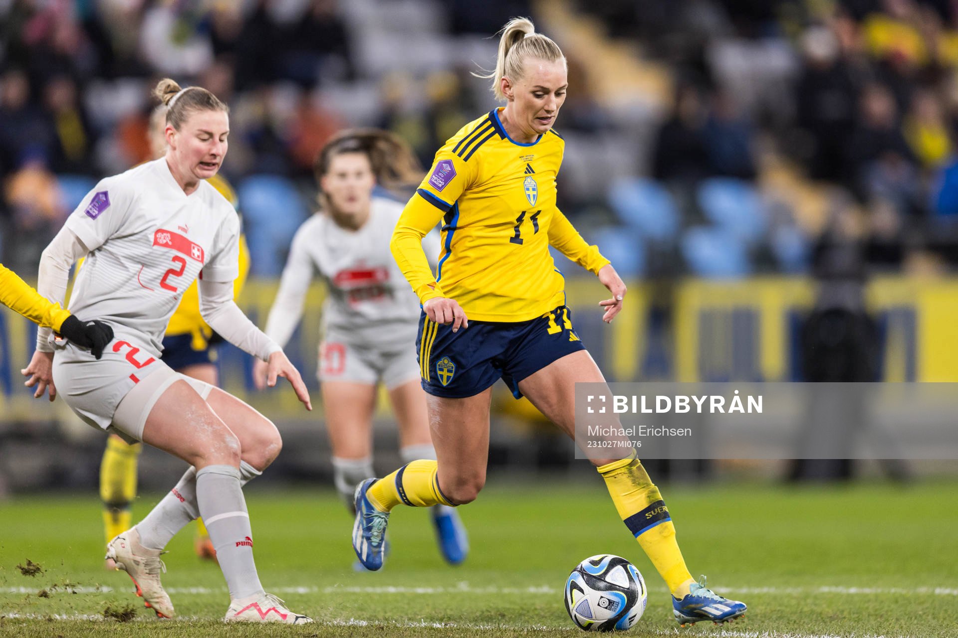 Stina Blackstenius of Sweden