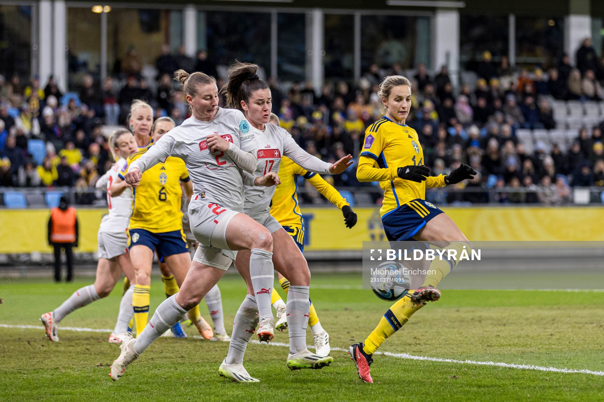 Julia Stierli and Svenja Fölmli of Switzerland and