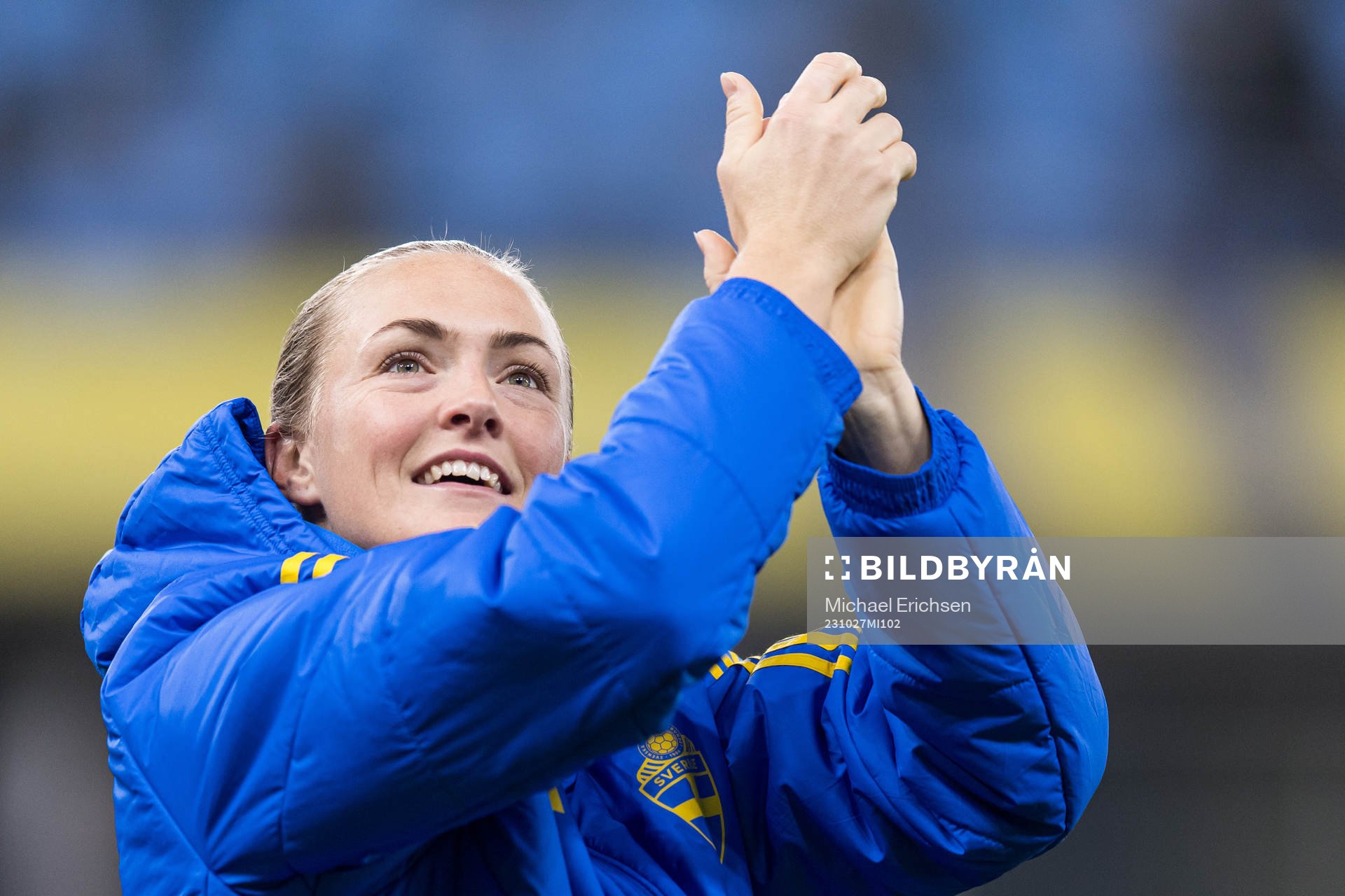 Magdalena Eriksson of Sweden celebrates