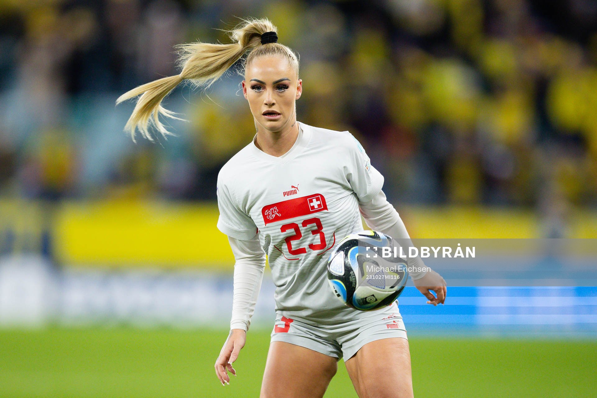 Alisha Lehmann of Switzerland