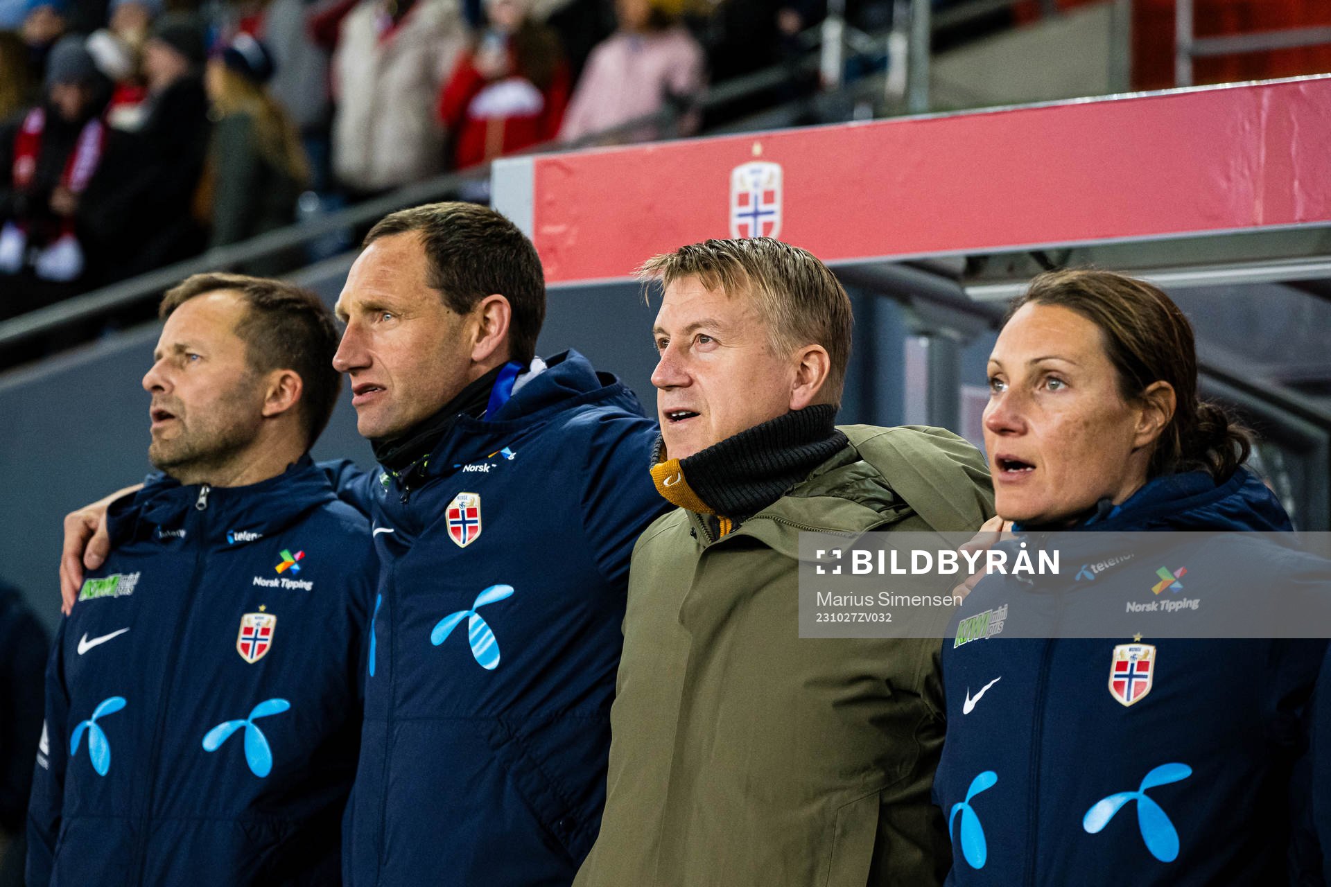 Jon Knudsen, goalkeeper coach of Norway, Terje Skjeldestad,