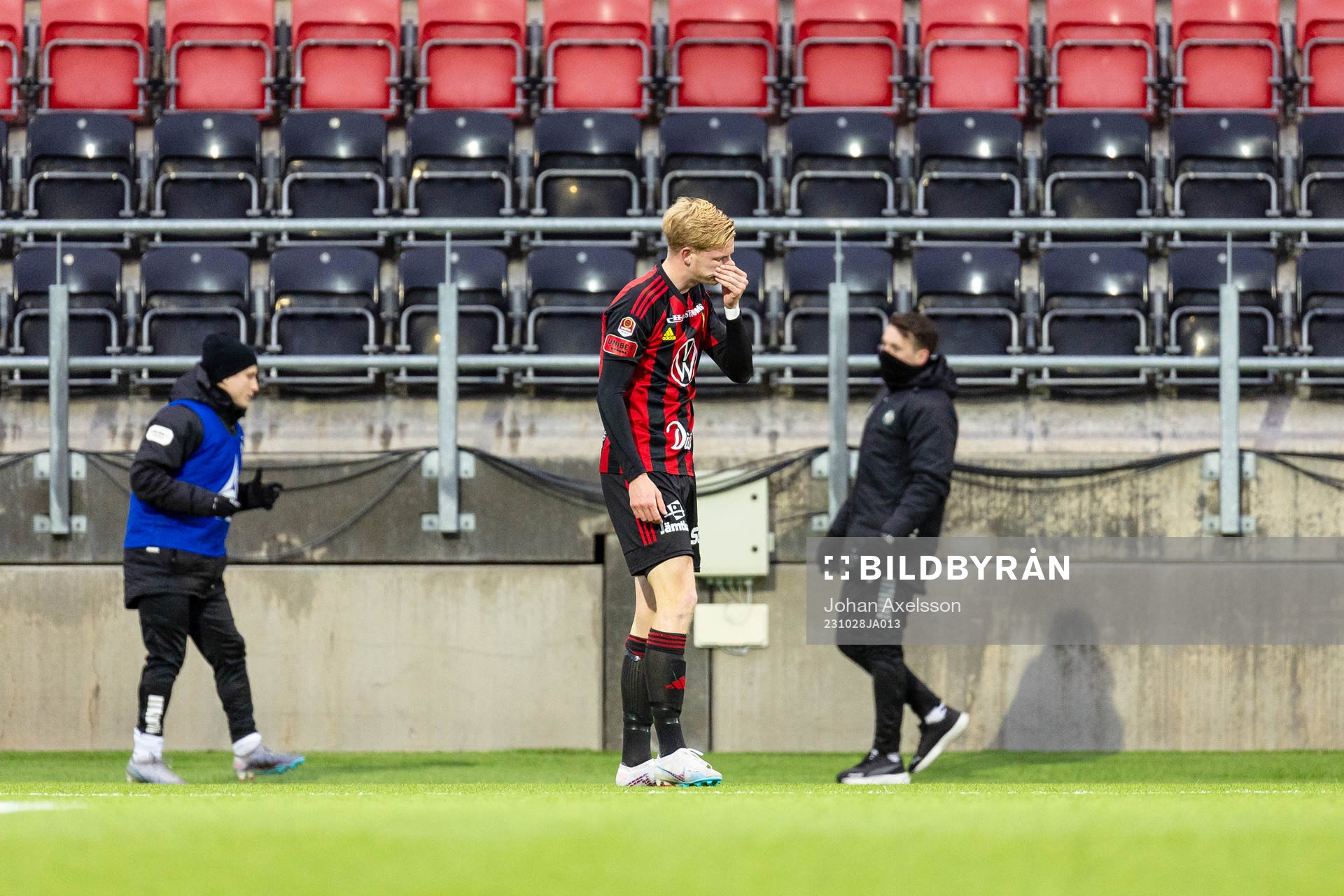 Östersunds Malcolm Stolt deppar