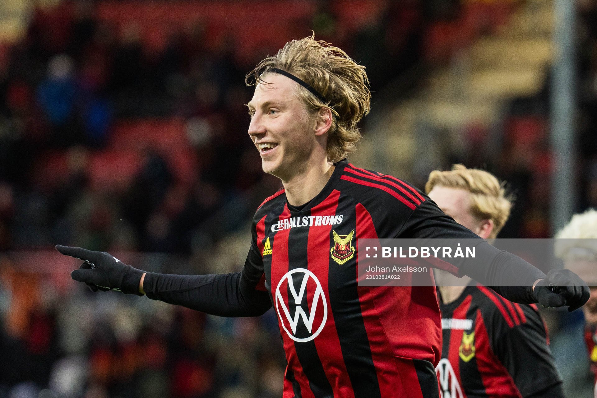 Östersunds Albin Sporrong jublar
