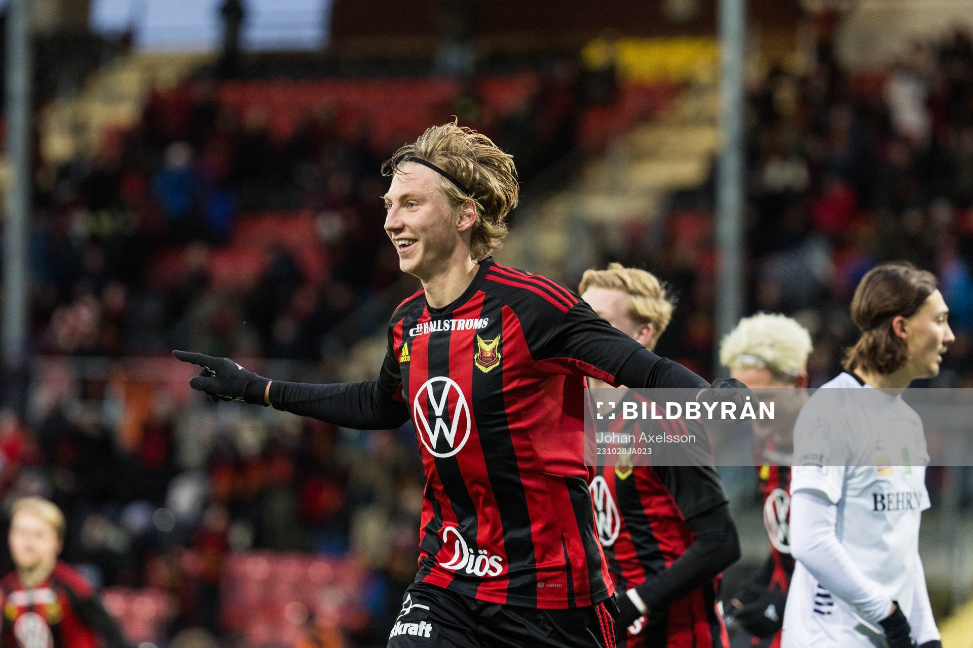 Östersunds Albin Sporrong jublar