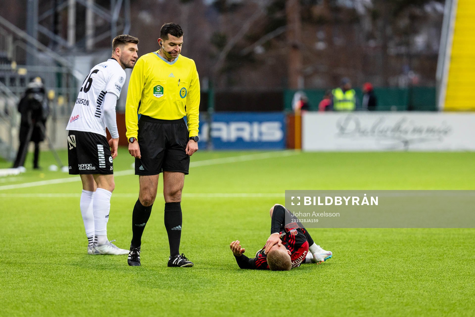 Östersunds Andre Österholm har ont
