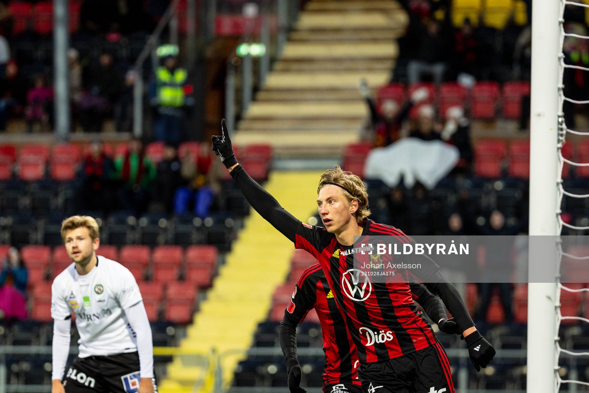 Östersunds Albin Sporrong jublar