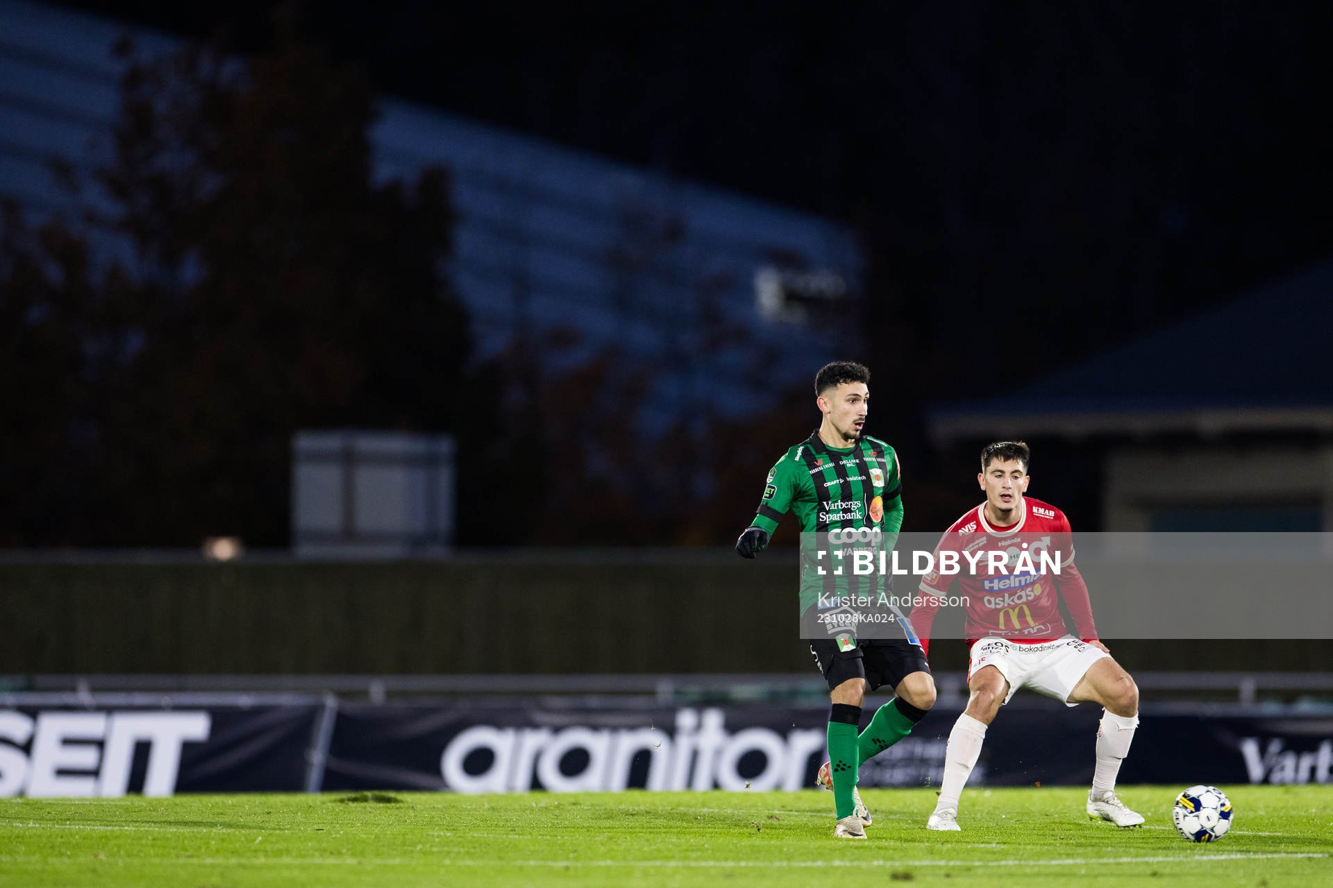 Varbergs Dion Krasniqi och Degerfors Seid Korac